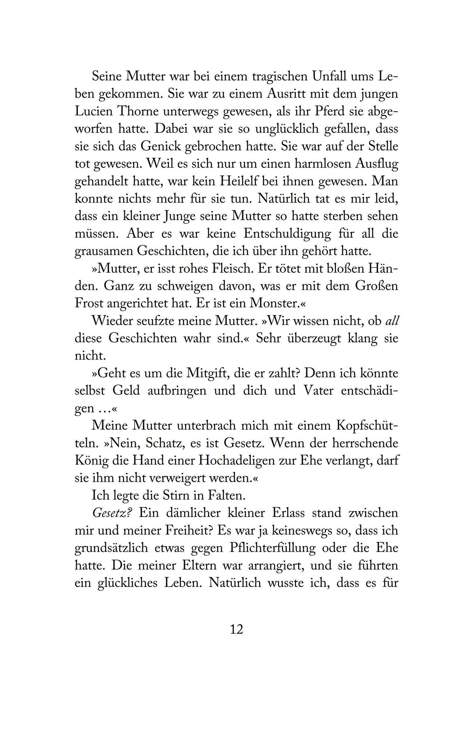 Beispielinhalt (Bild) The Ruthless Fae King - Die Chroniken von Avalier 3