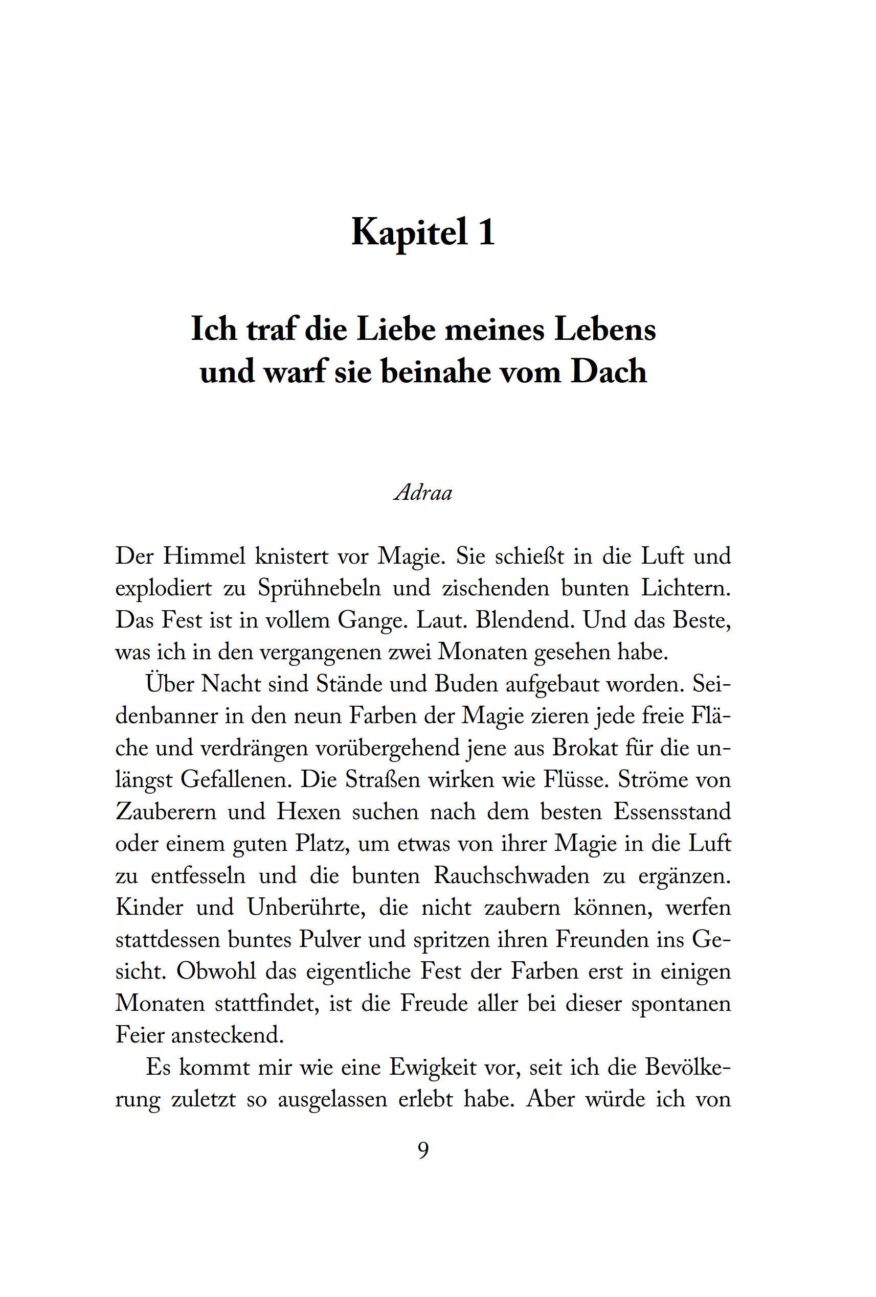 Beispielinhalt (Bild) Bound by Firelight - Magie der Farben