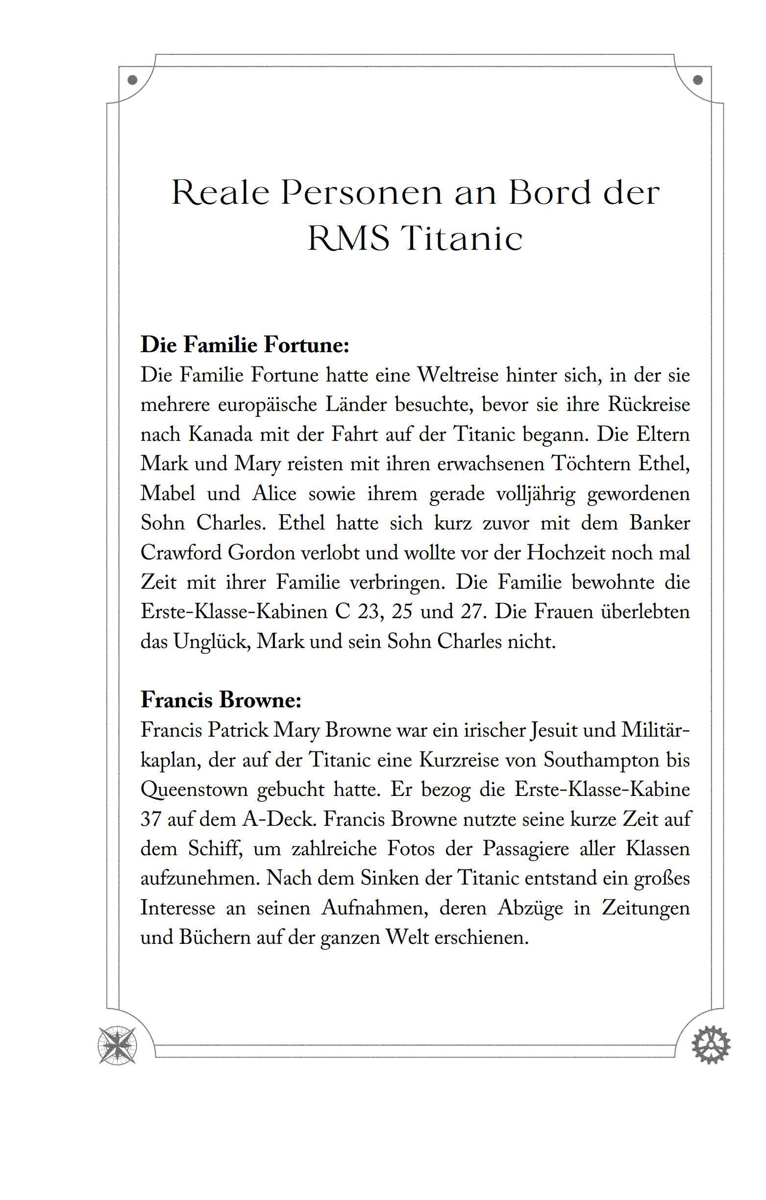 Beispielinhalt (Bild) A Spark of Time - Rendezvous auf der Titanic