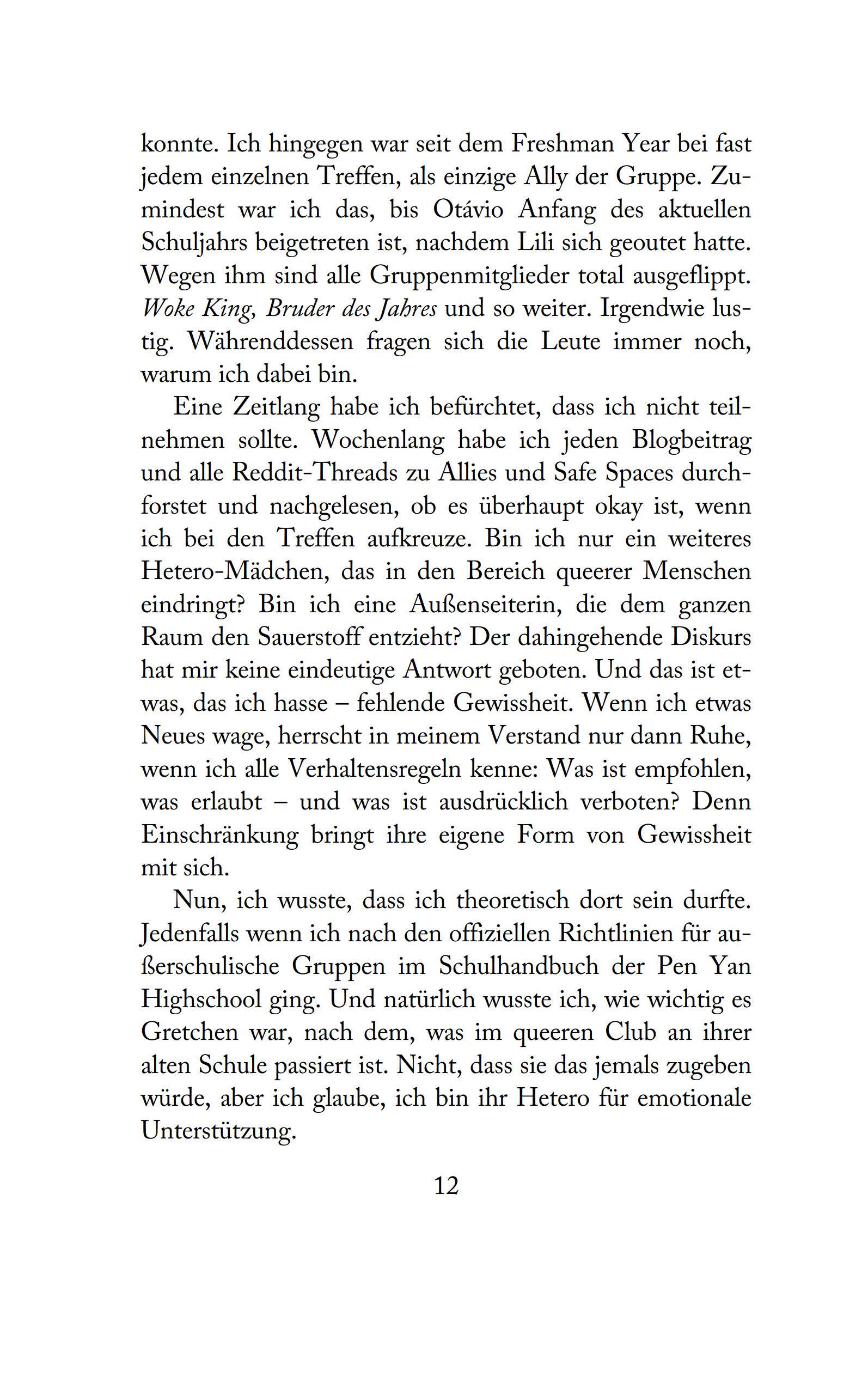 Beispielinhalt (Bild) Imogen, Obviously