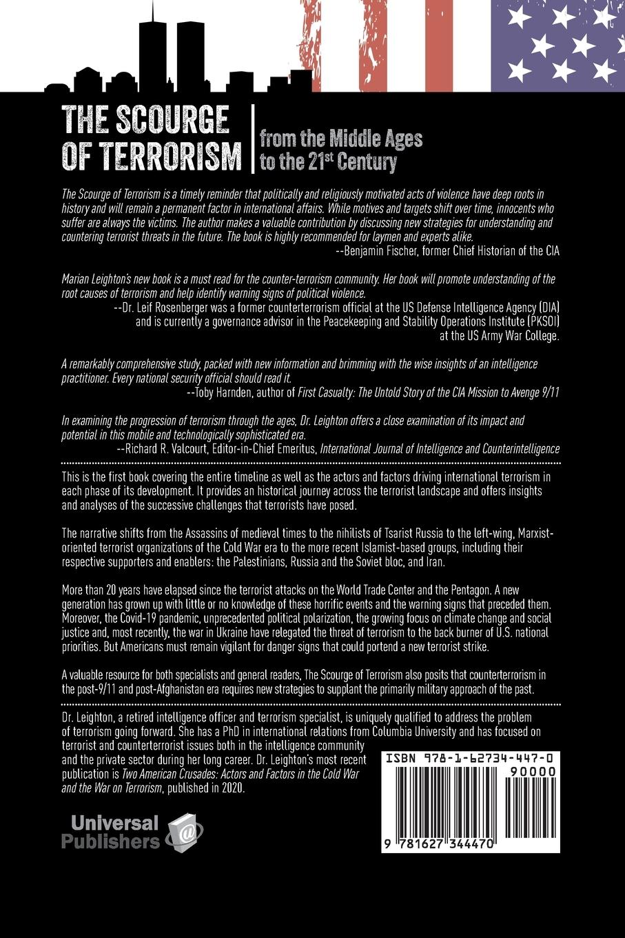 Rückseitencover The Scourge of Terrorism from the Middle Ages to the Twenty-First Century