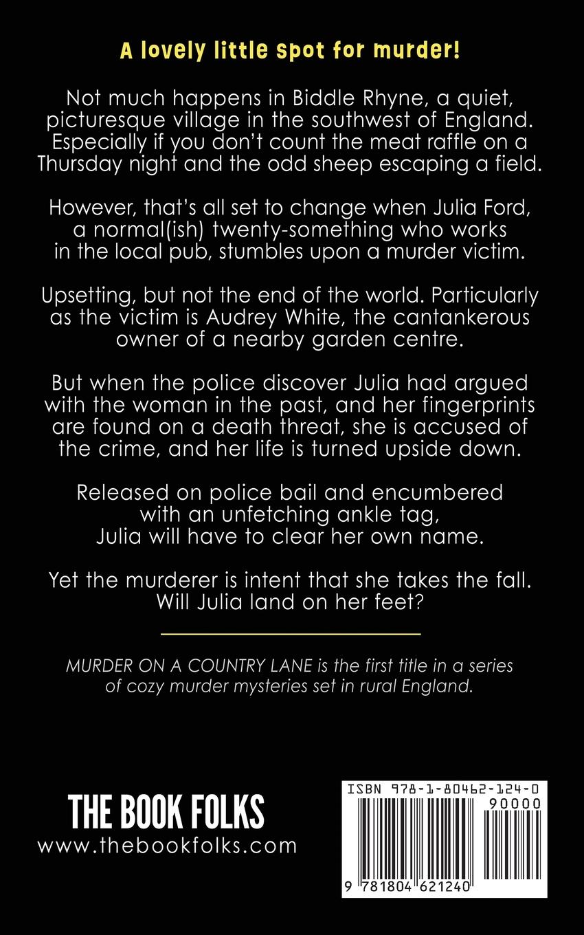 Rückseitencover MURDER ON A COUNTRY LANE