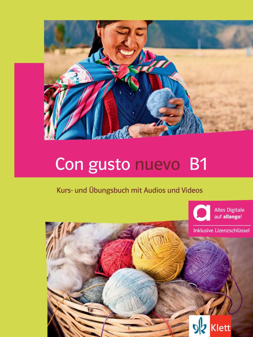 Vorderes Coverbild Con gusto nuevo B1 - Hybride Ausgabe allango. Kurs- und Übungsbuch
