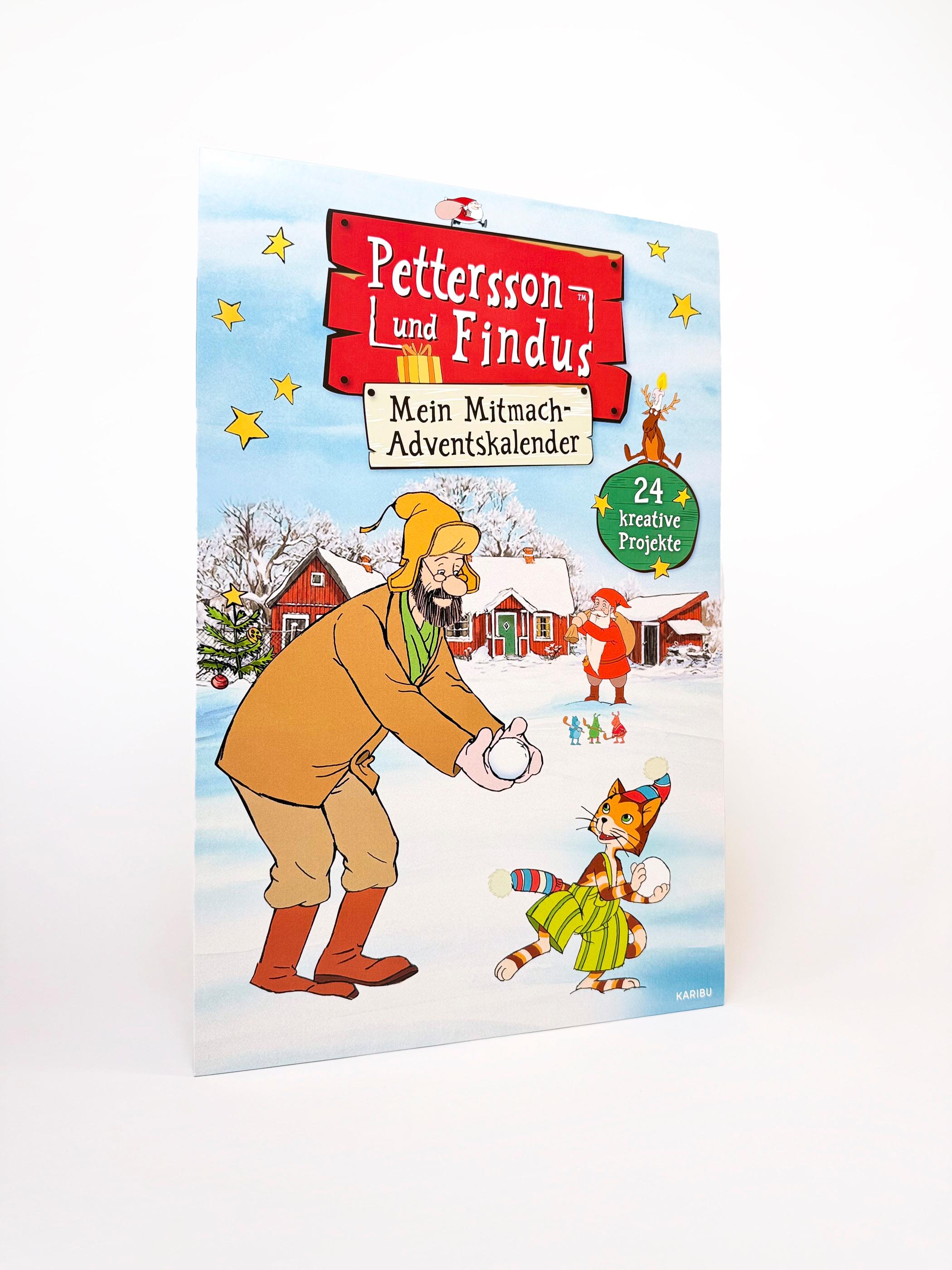 Beispielinhalt (Bild) Pettersson und Findus - Mitmach-Adventskalender