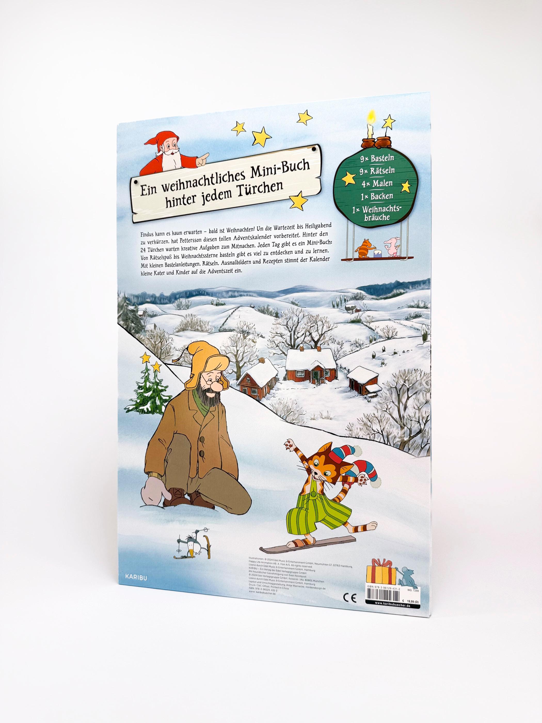 Beispielinhalt (Bild) Pettersson und Findus - Mitmach-Adventskalender