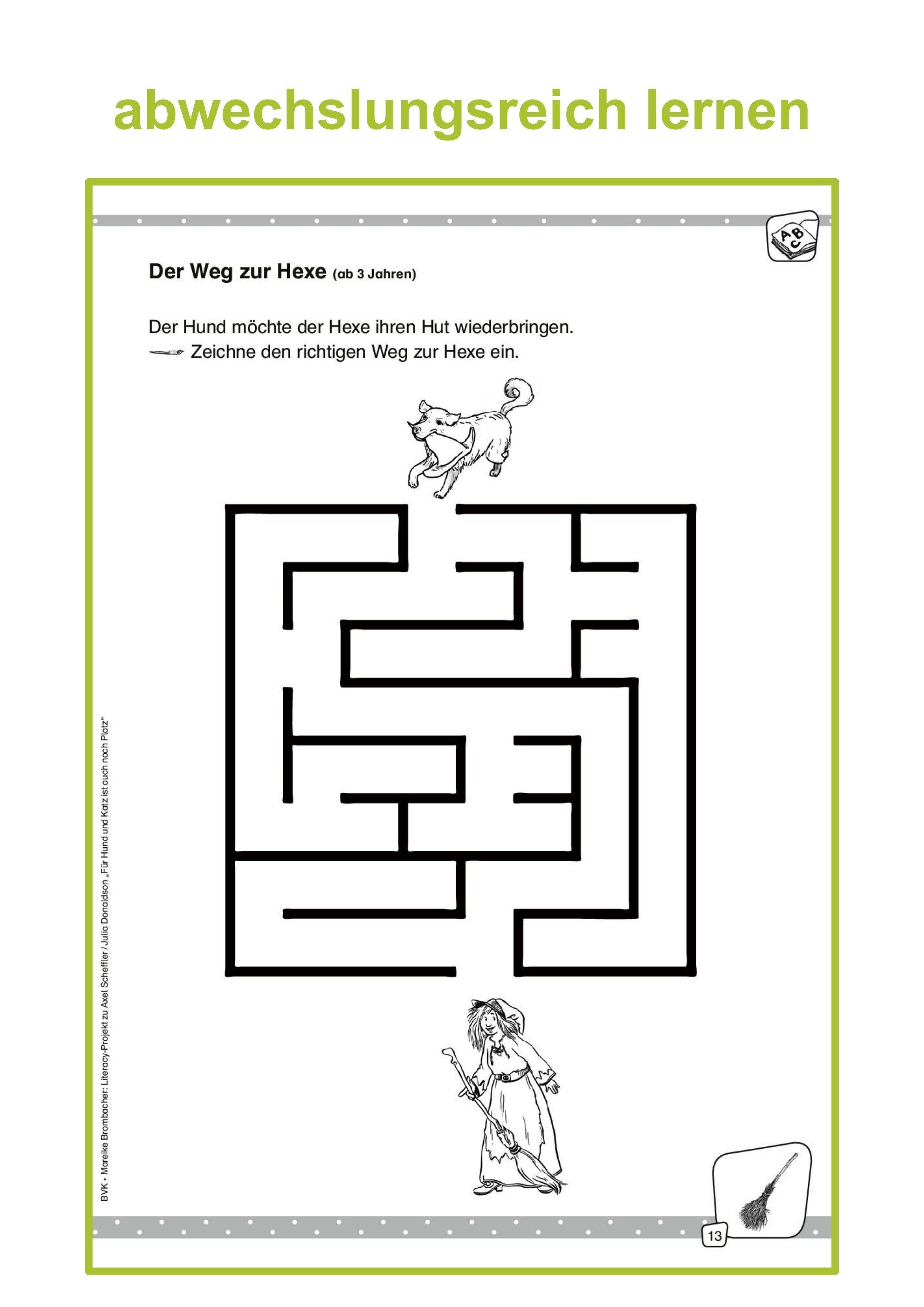 Beispielinhalt (Bild) Literacy-Projekt zum Bilderbuch Für Hund und Katz ist auch noch Platz