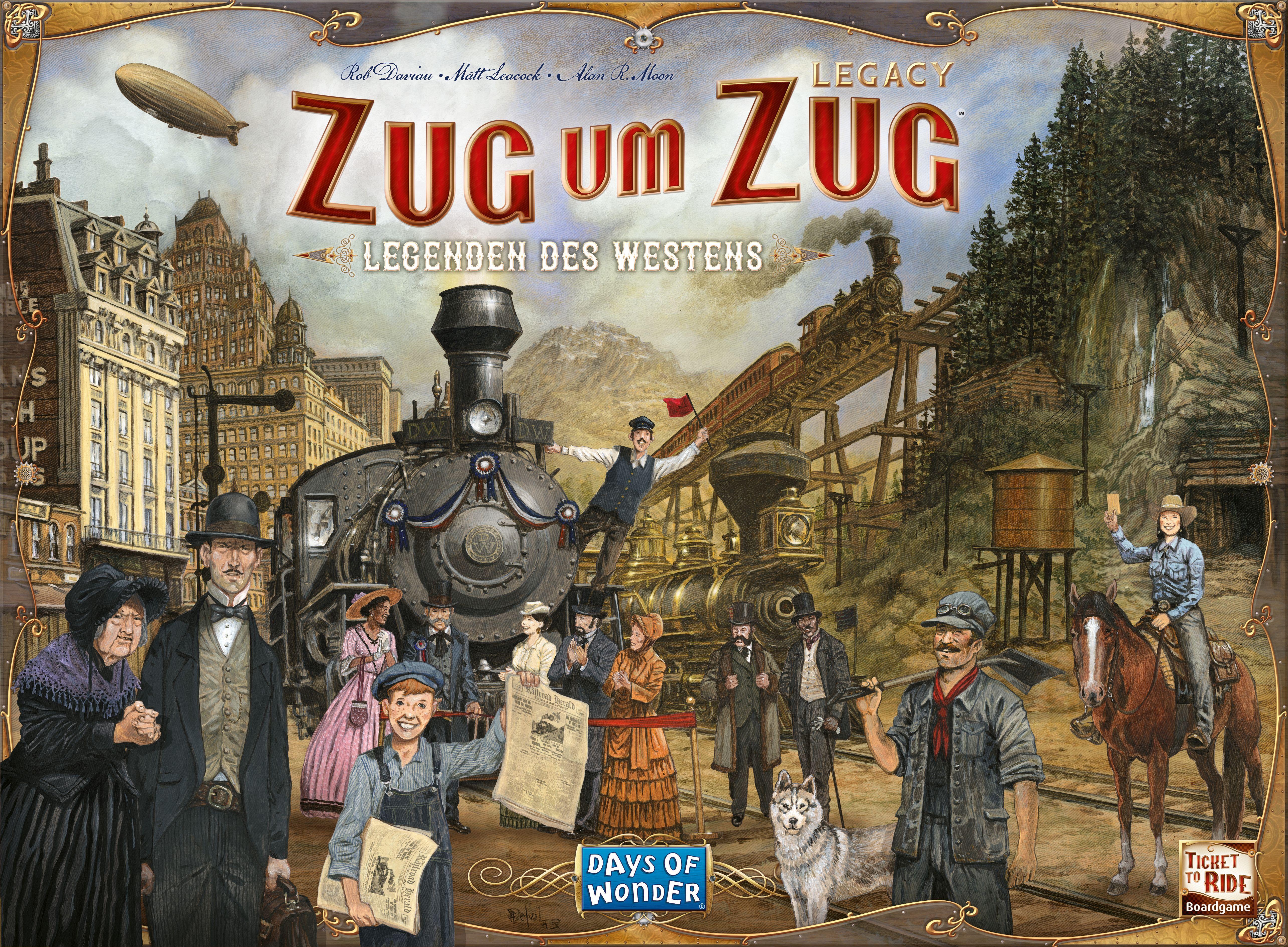 Vorderes Coverbild Zug um Zug Legacy: Legenden des Westens
