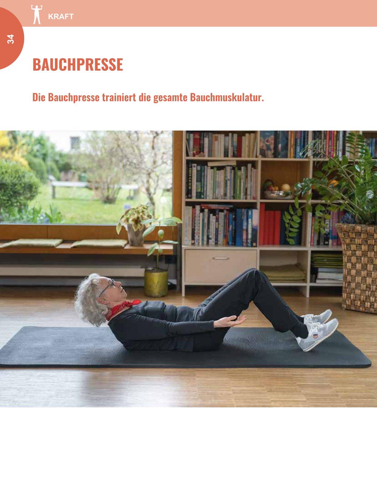 Beispielinhalt (Bild) Fitness für Senioren - Gymnastik, Muskeltrainig, Stretching 60+