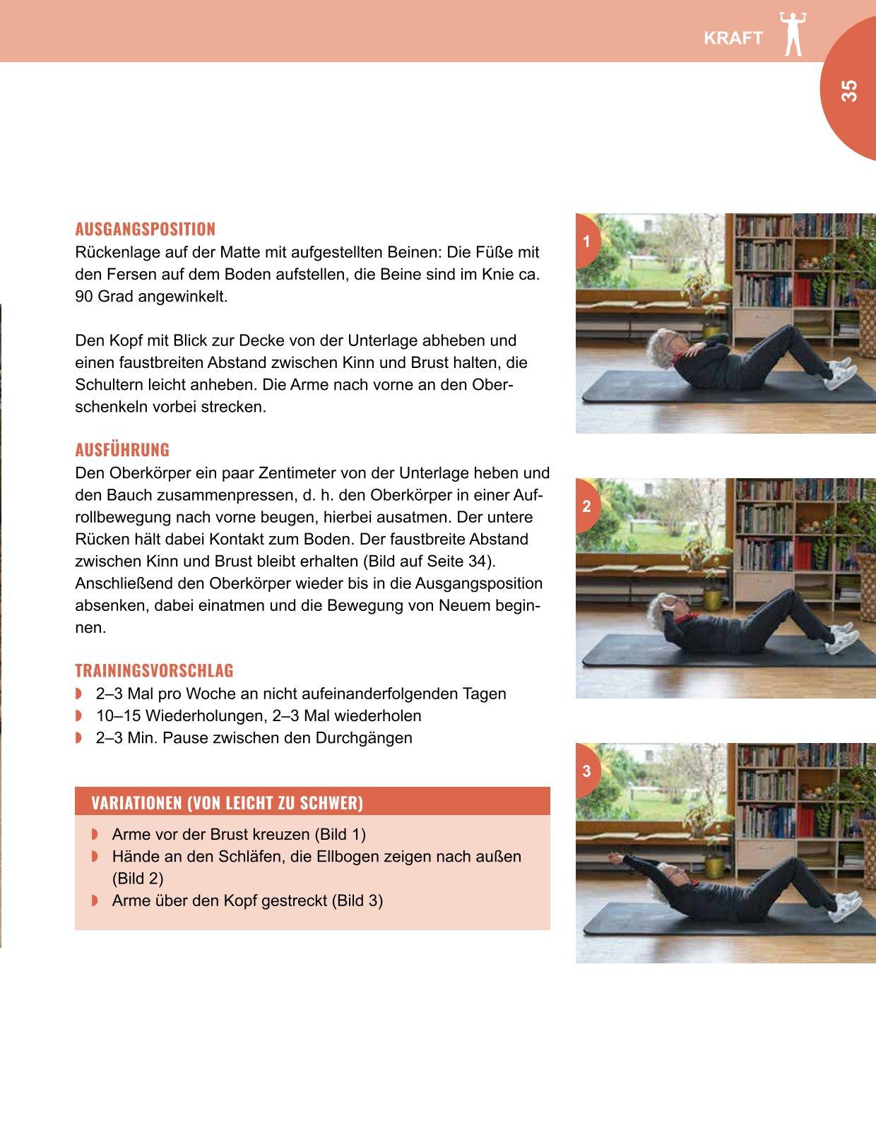 Beispielinhalt (Bild) Fitness für Senioren - Gymnastik, Muskeltrainig, Stretching 60+