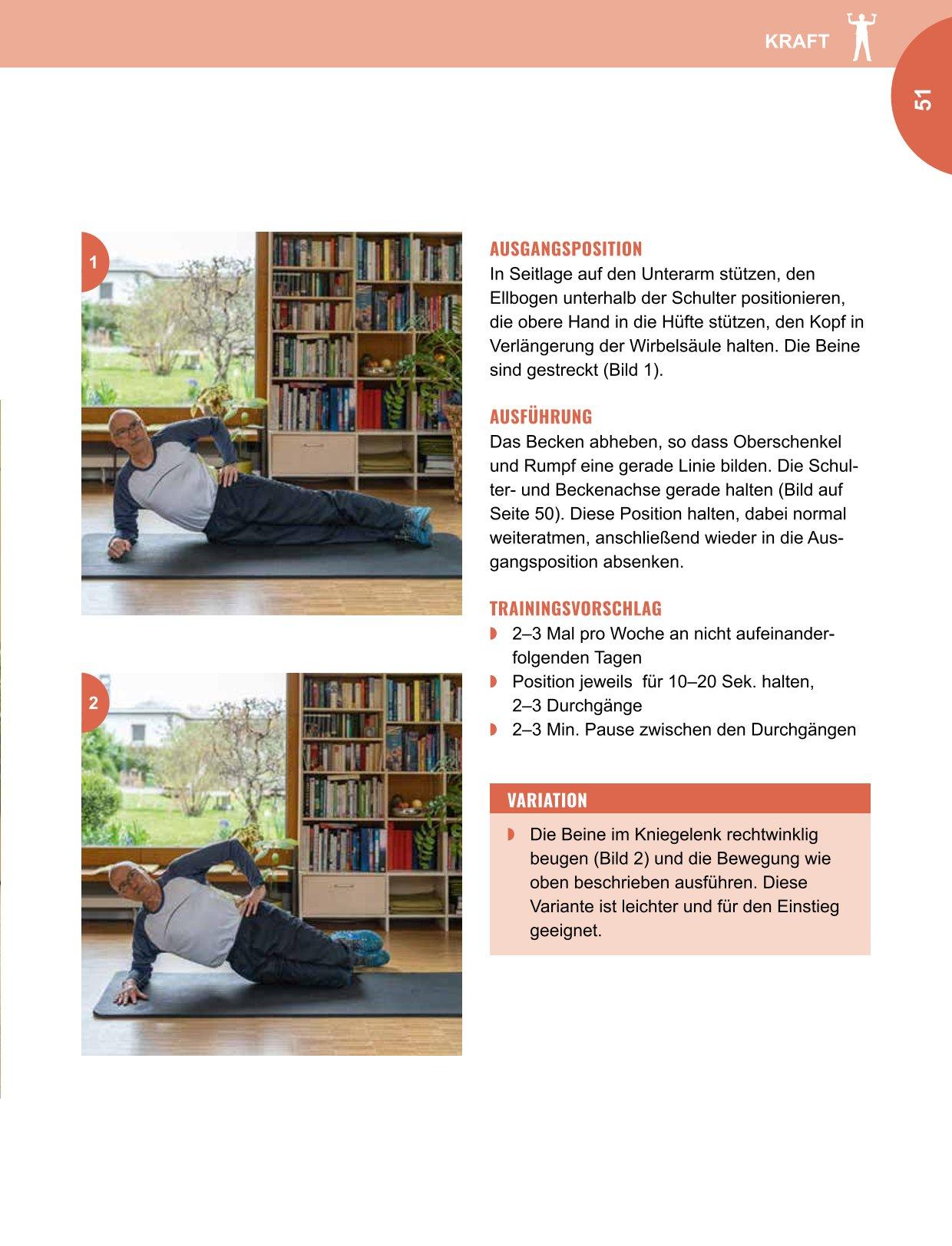 Beispielinhalt (Bild) Fitness für Senioren - Gymnastik, Muskeltrainig, Stretching 60+