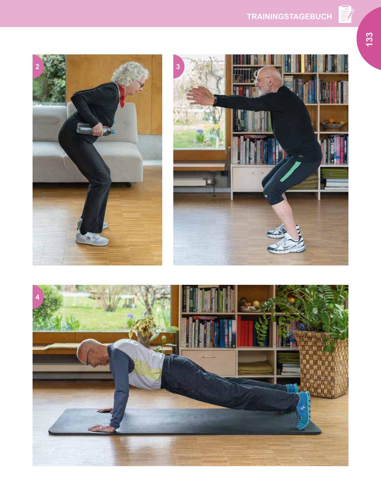 Beispielinhalt (Bild) Fitness für Senioren - Gymnastik, Muskeltrainig, Stretching 60+