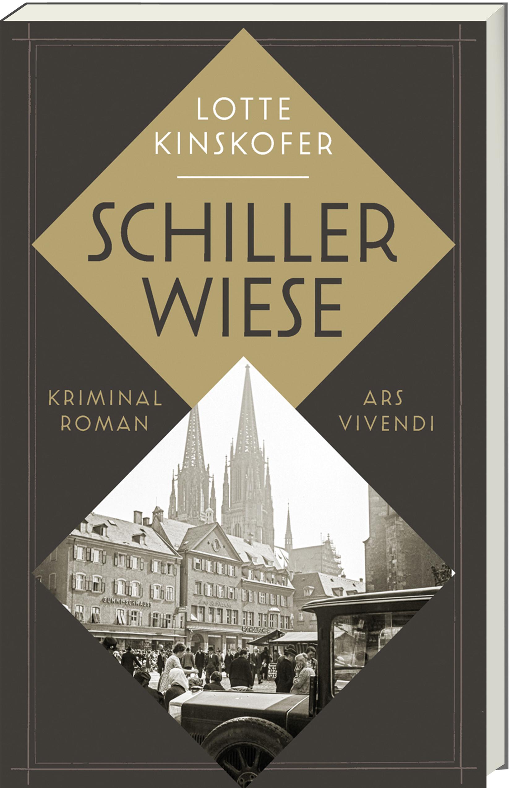 Vorderes Coverbild Schillerwiese - Longlist des Crime Cologne Awards