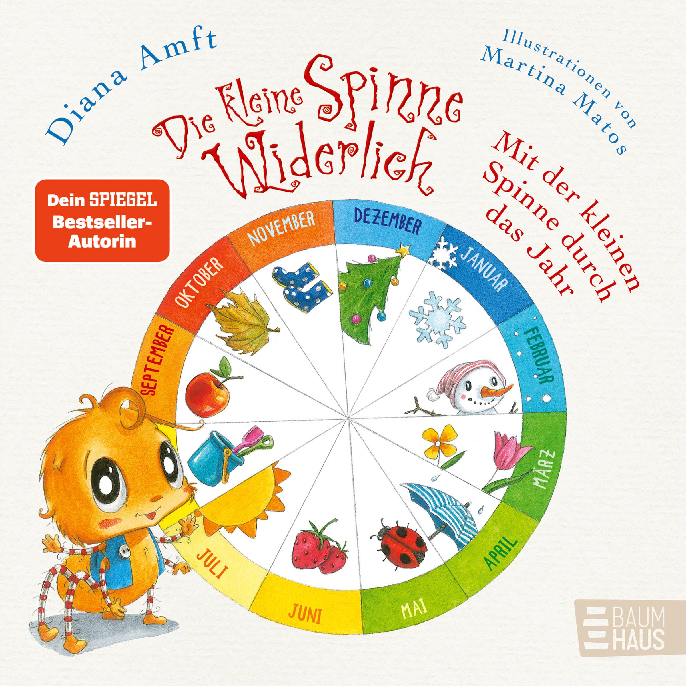 Vorderes Coverbild Die kleine Spinne Widerlich - Mit der kleinen Spinne durch das Jahr