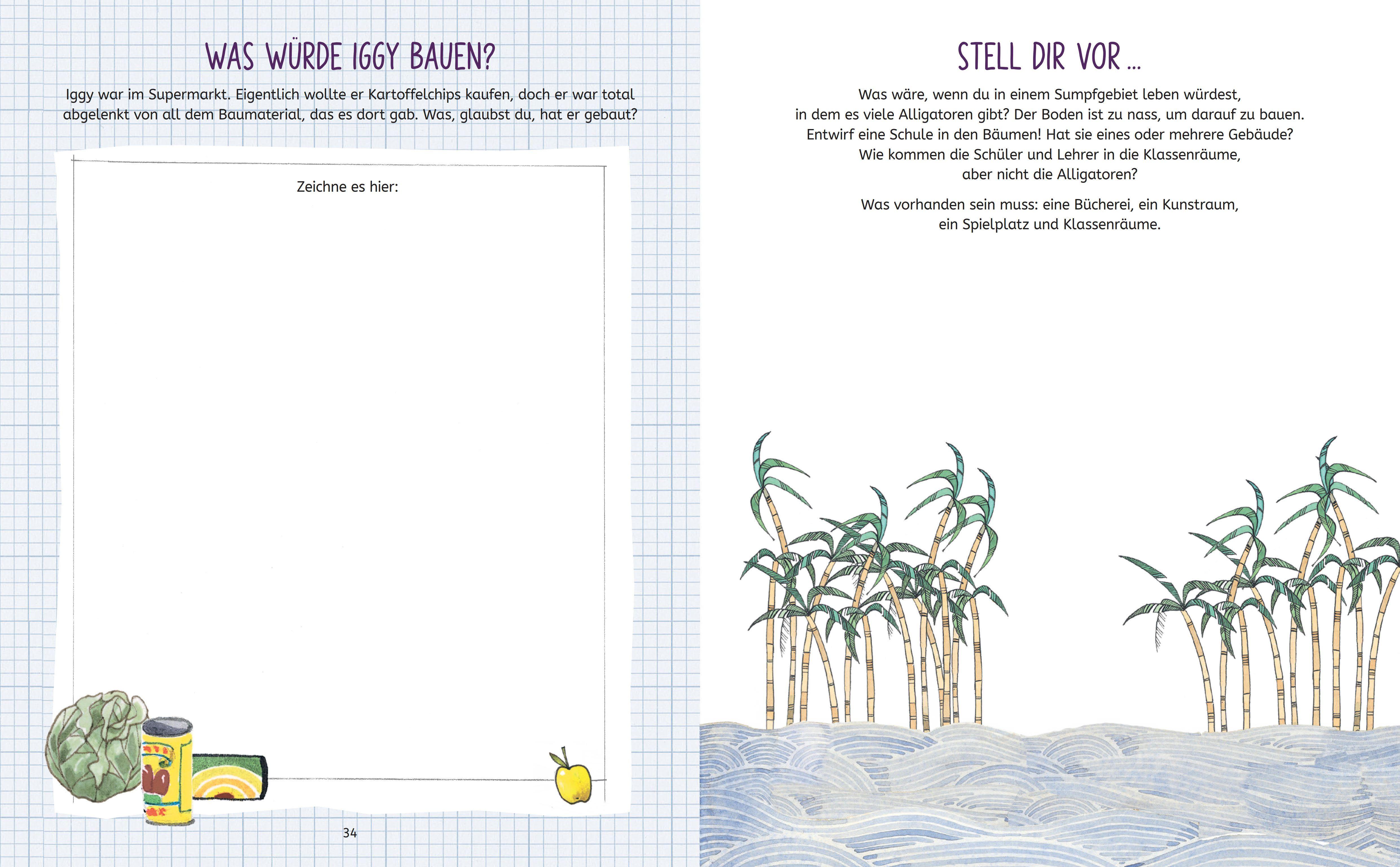 Beispielinhalt (Bild) Die Forscherbande: Bauen und Tüfteln mit Iggy Peck