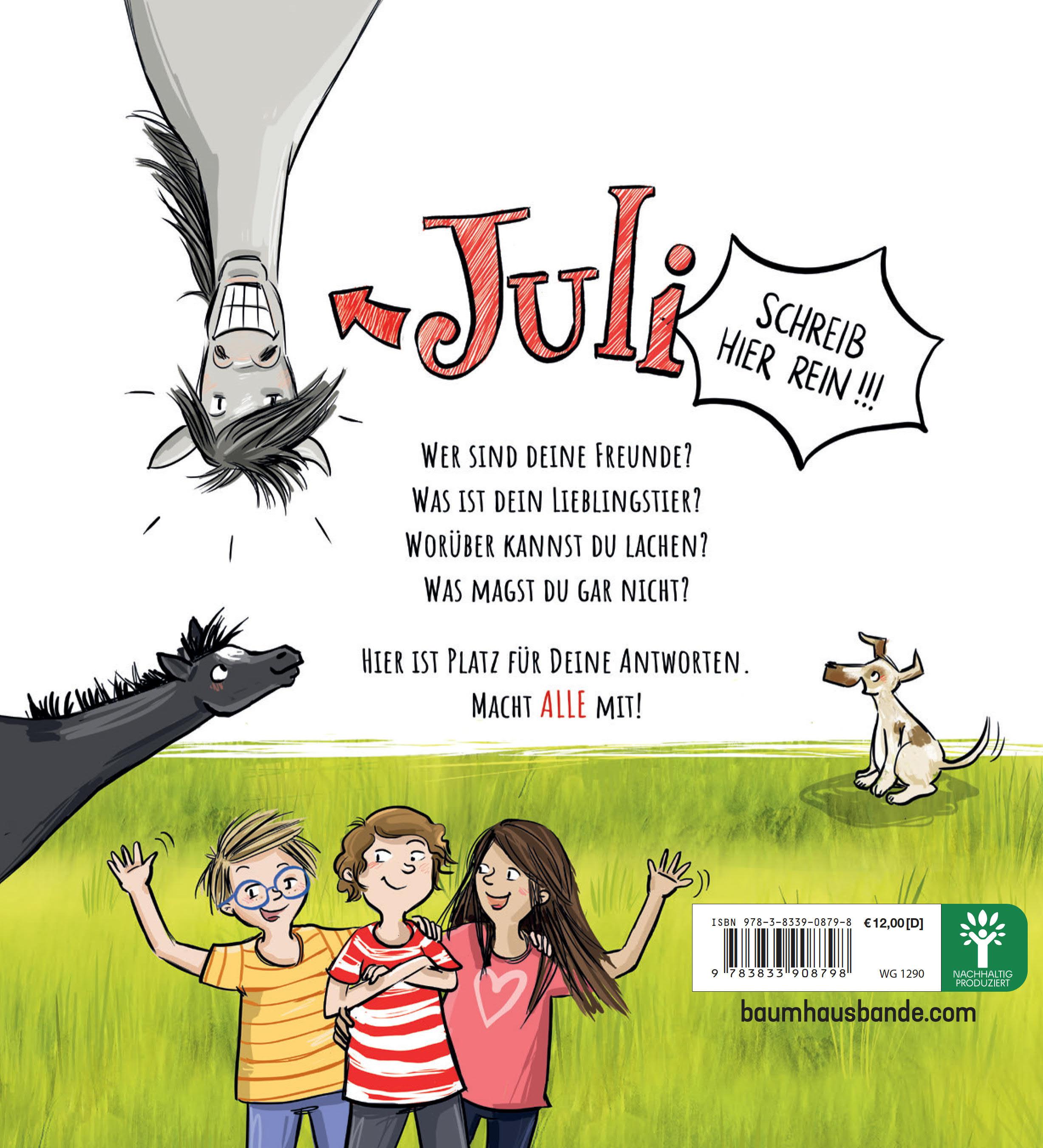 Beispielinhalt (Bild) Juli - Freundebuch