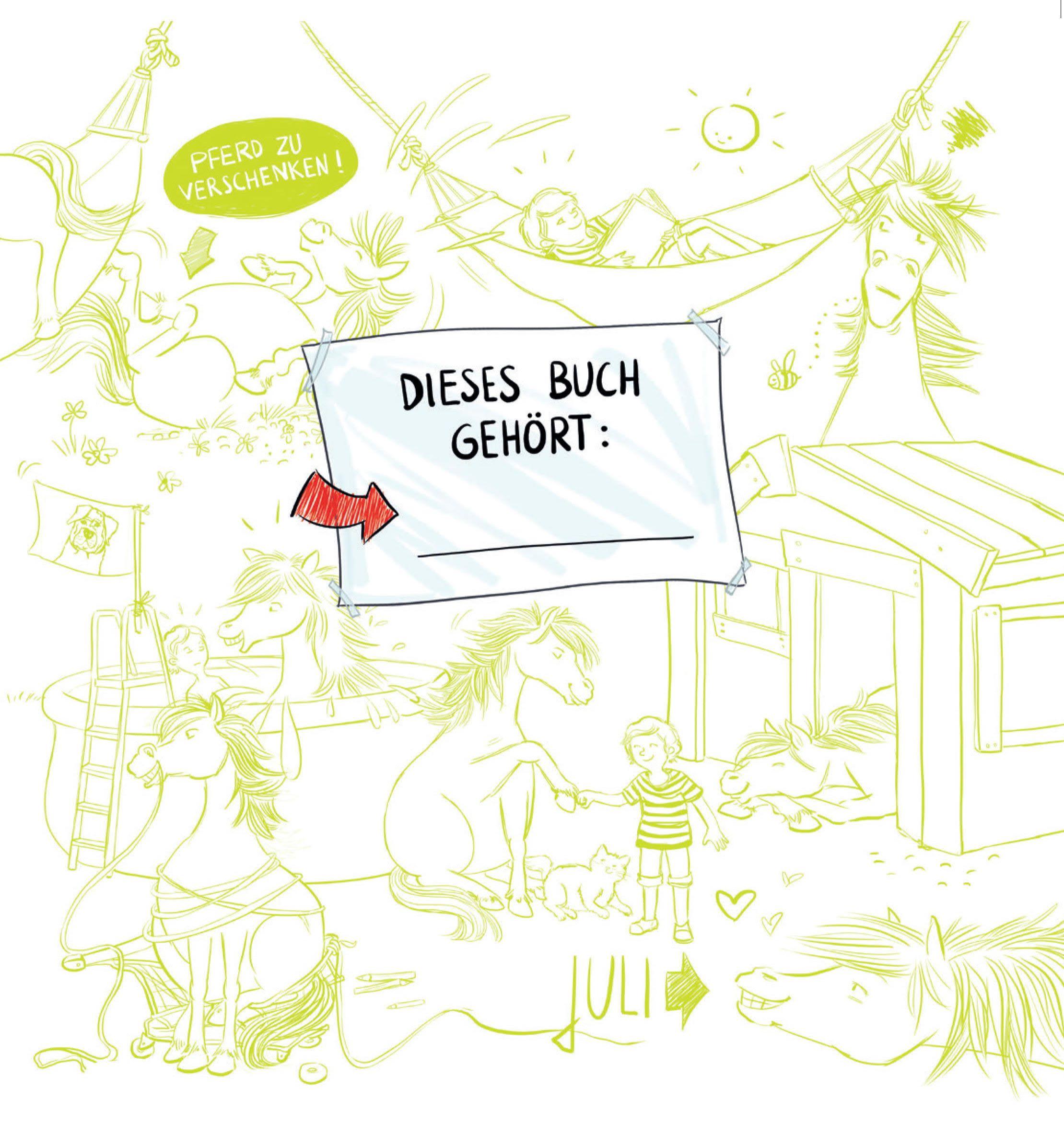Beispielinhalt (Bild) Juli - Freundebuch