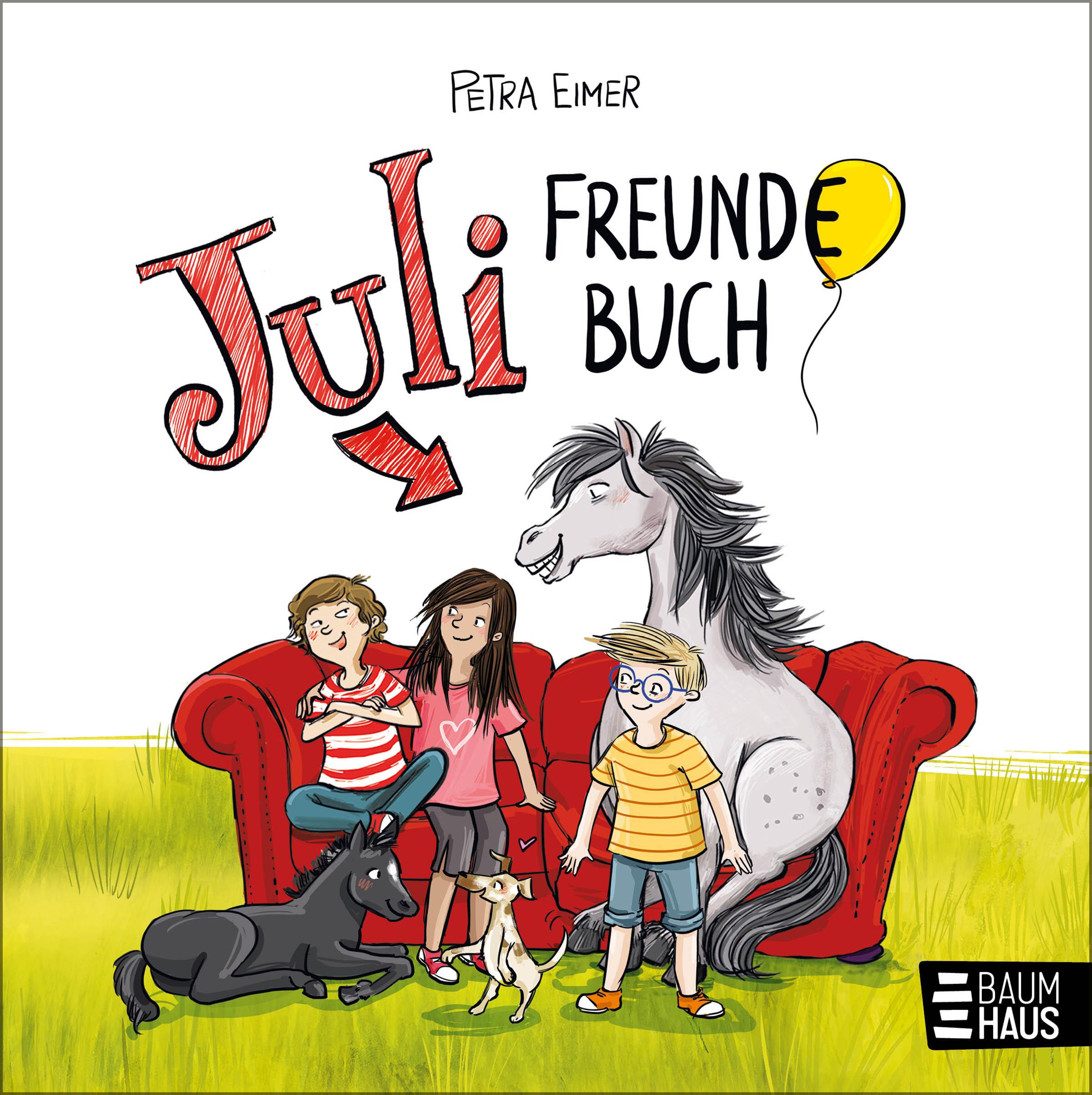 Vorderes Coverbild Juli - Freundebuch