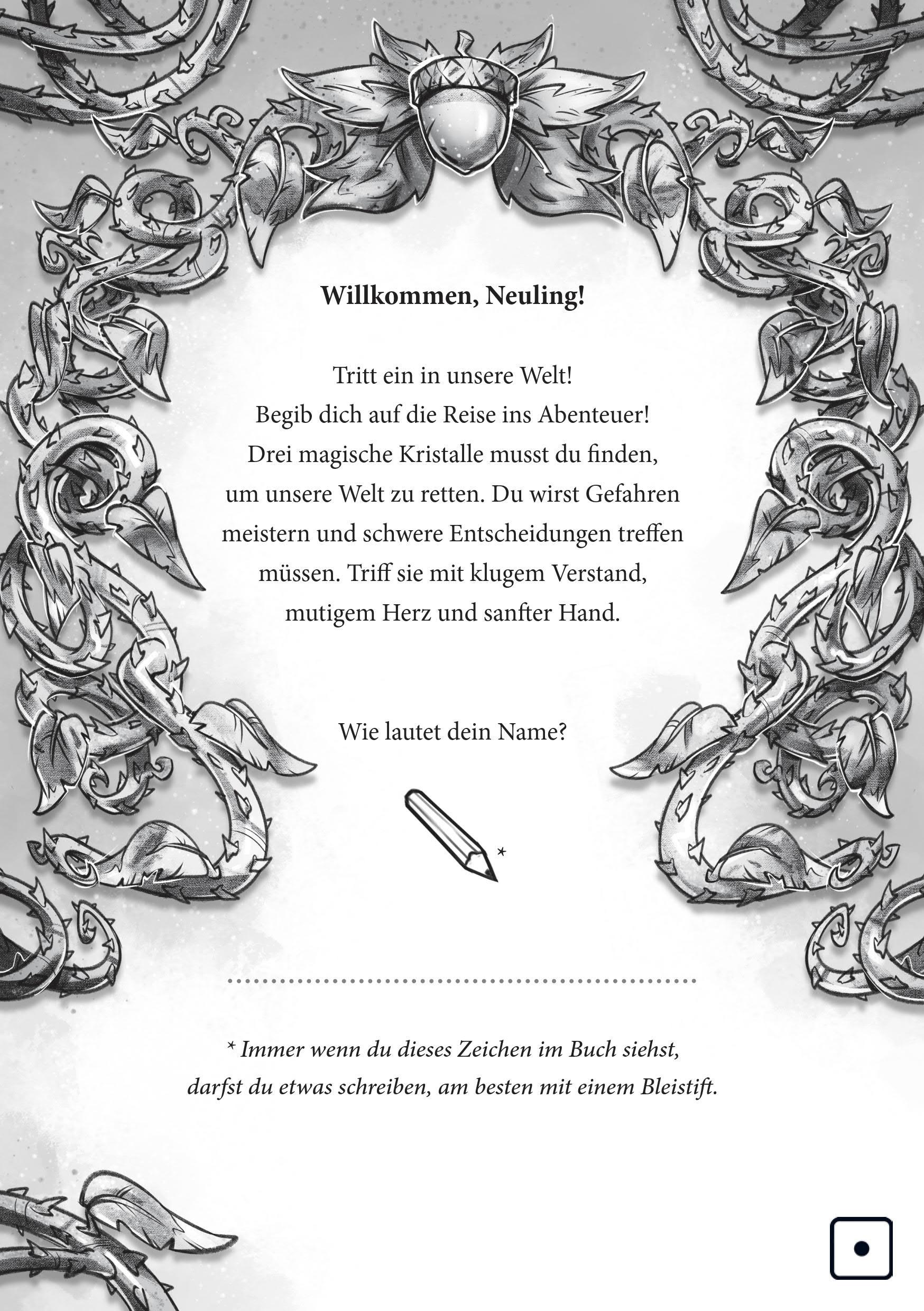 Beispielinhalt (Bild) Die Hüter des magischen Waldes - Finde die geheimen Kristalle!
