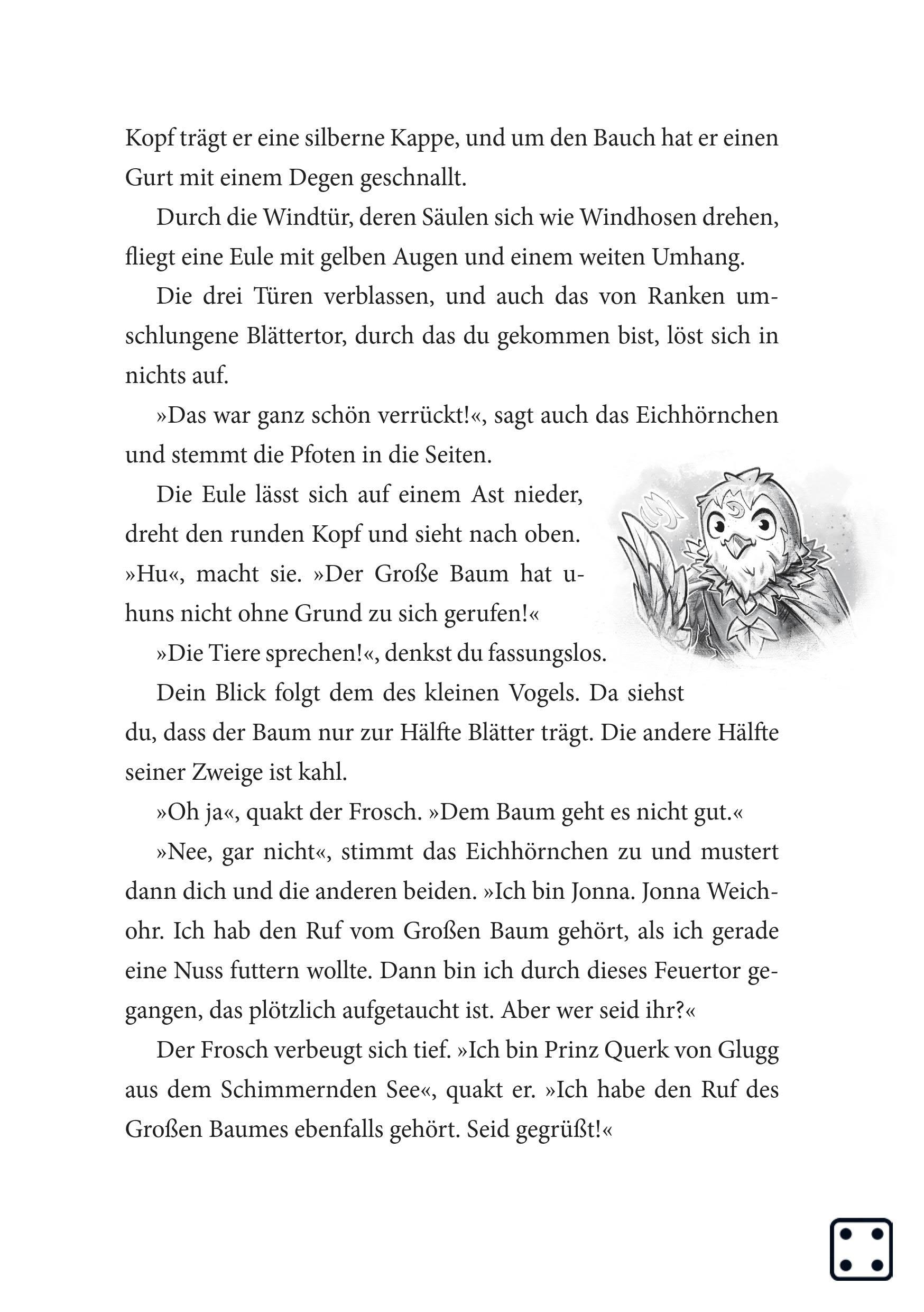 Beispielinhalt (Bild) Die Hüter des magischen Waldes - Finde die geheimen Kristalle!