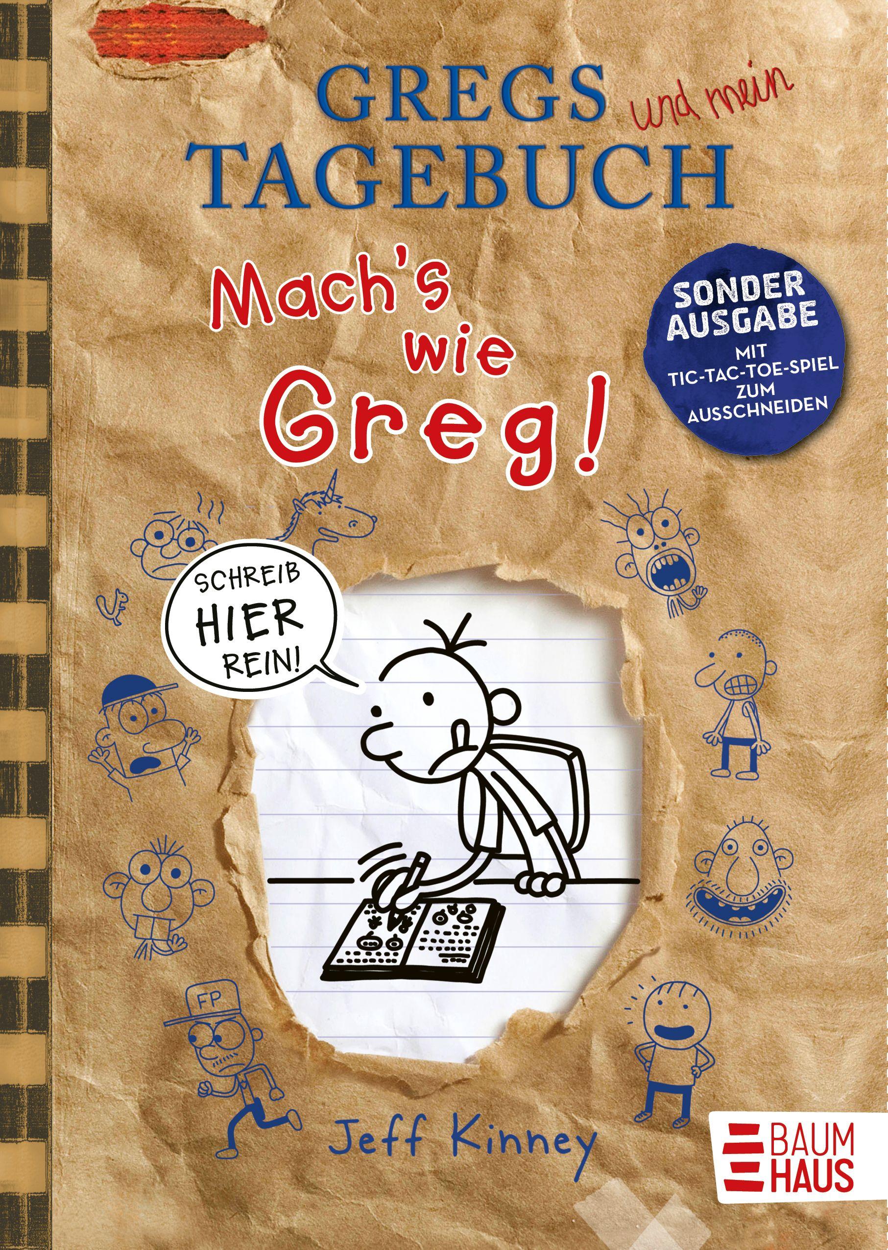 Vorderes Coverbild Gregs Tagebuch - Mach's wie Greg!