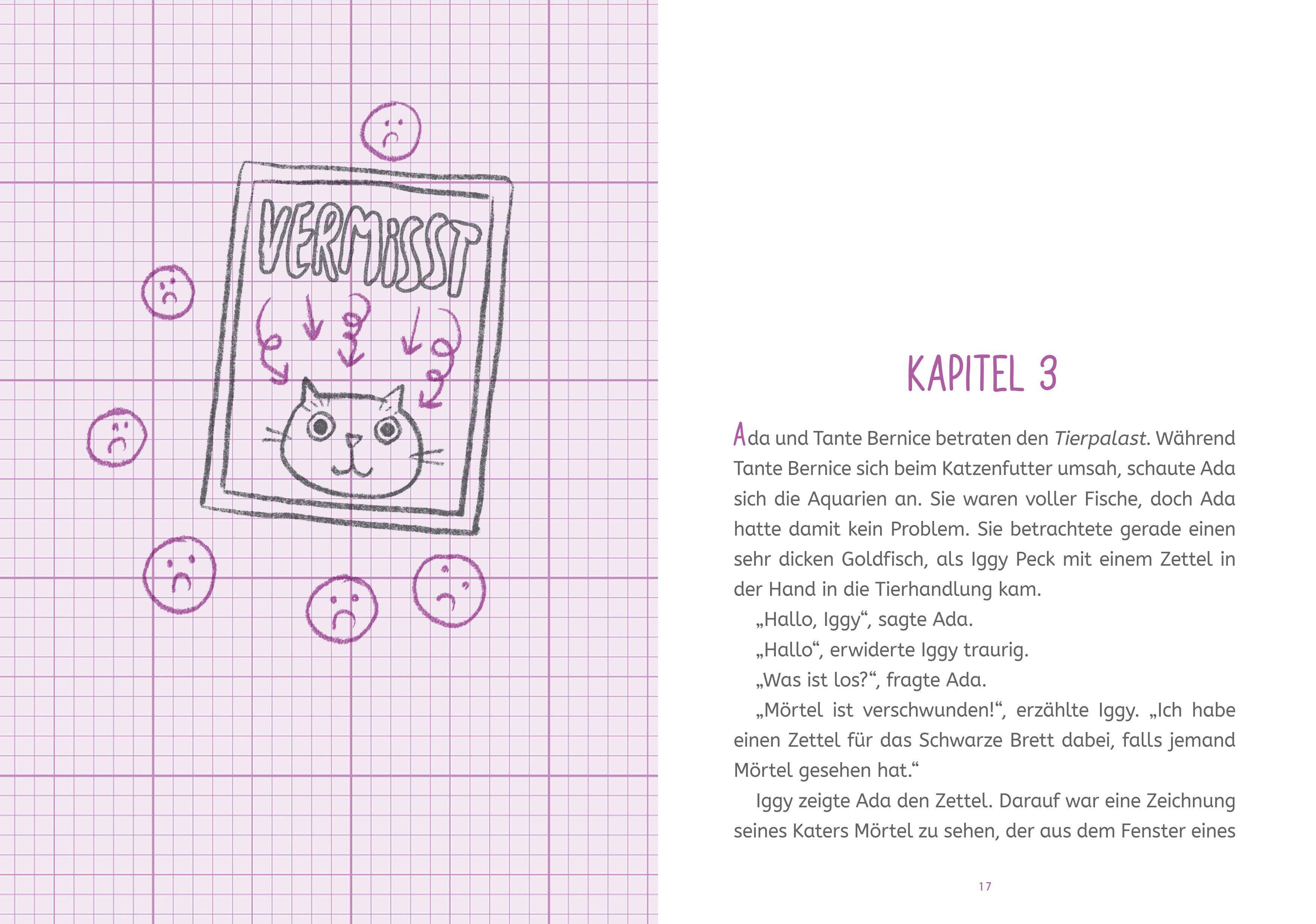 Beispielinhalt (Bild) Die Forscherbande: Ada Twist und das Rätsel um die verschwundenen Haustiere