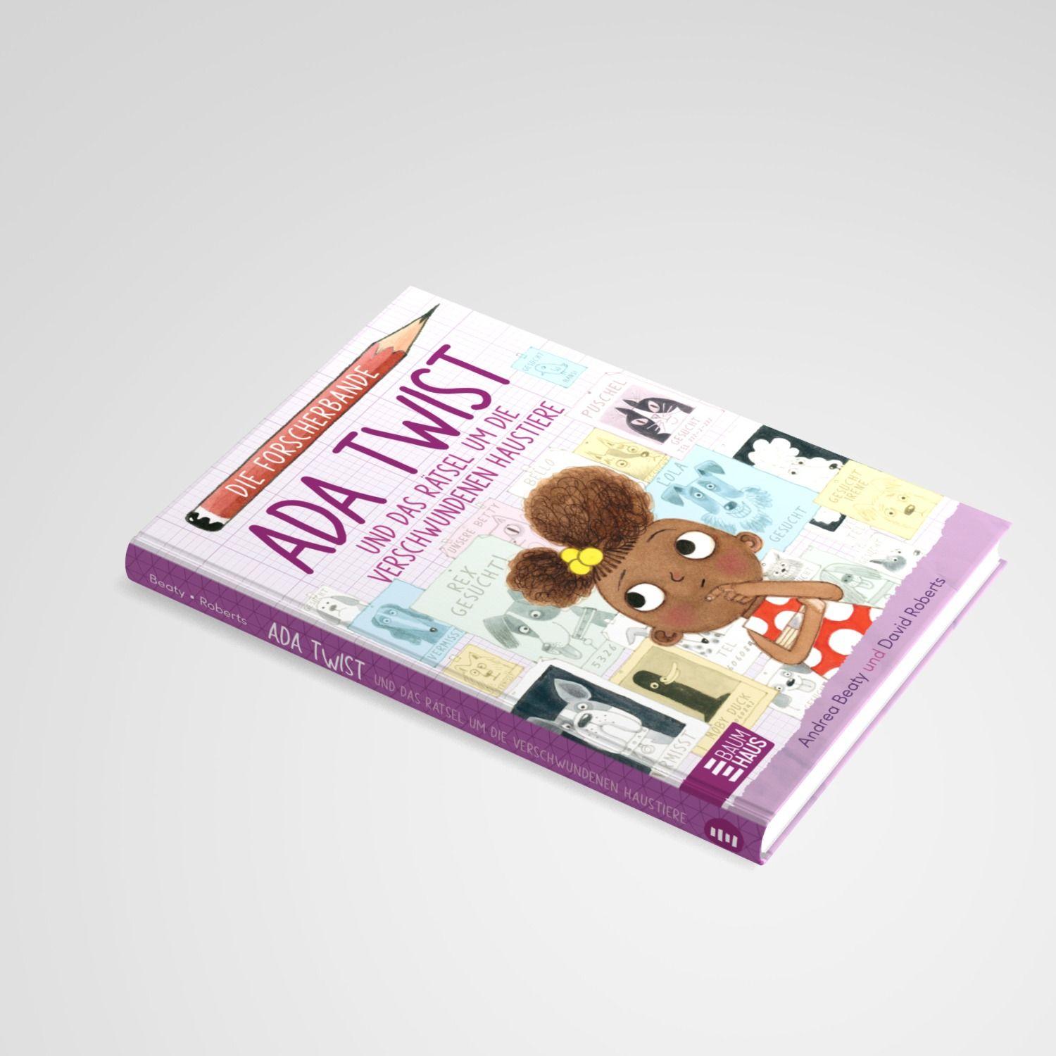 Beispielinhalt (Bild) Die Forscherbande: Ada Twist und das Rätsel um die verschwundenen Haustiere