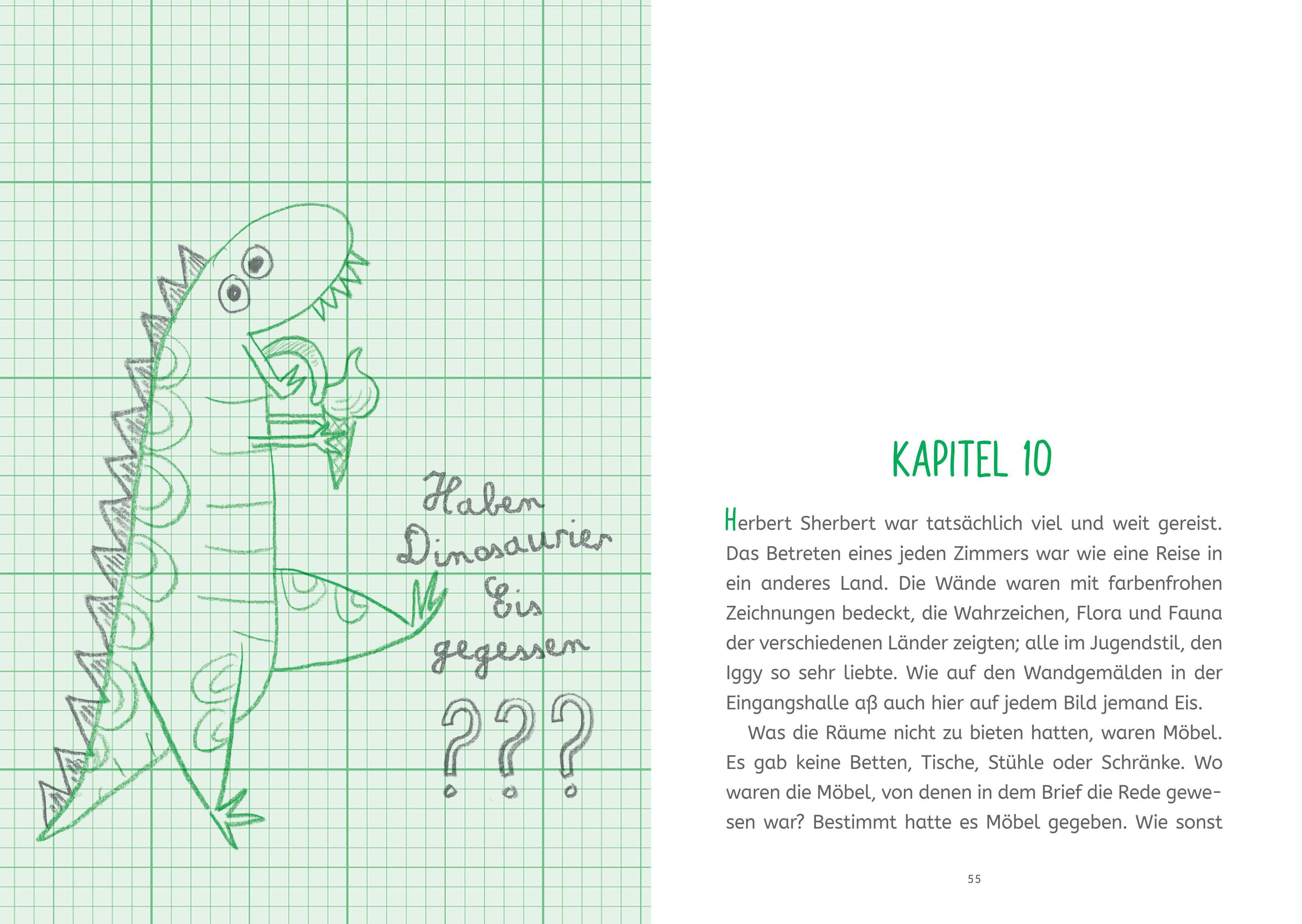 Beispielinhalt (Bild) Die Forscherbande: Iggy Peck und das Geheimnis der alten Villa