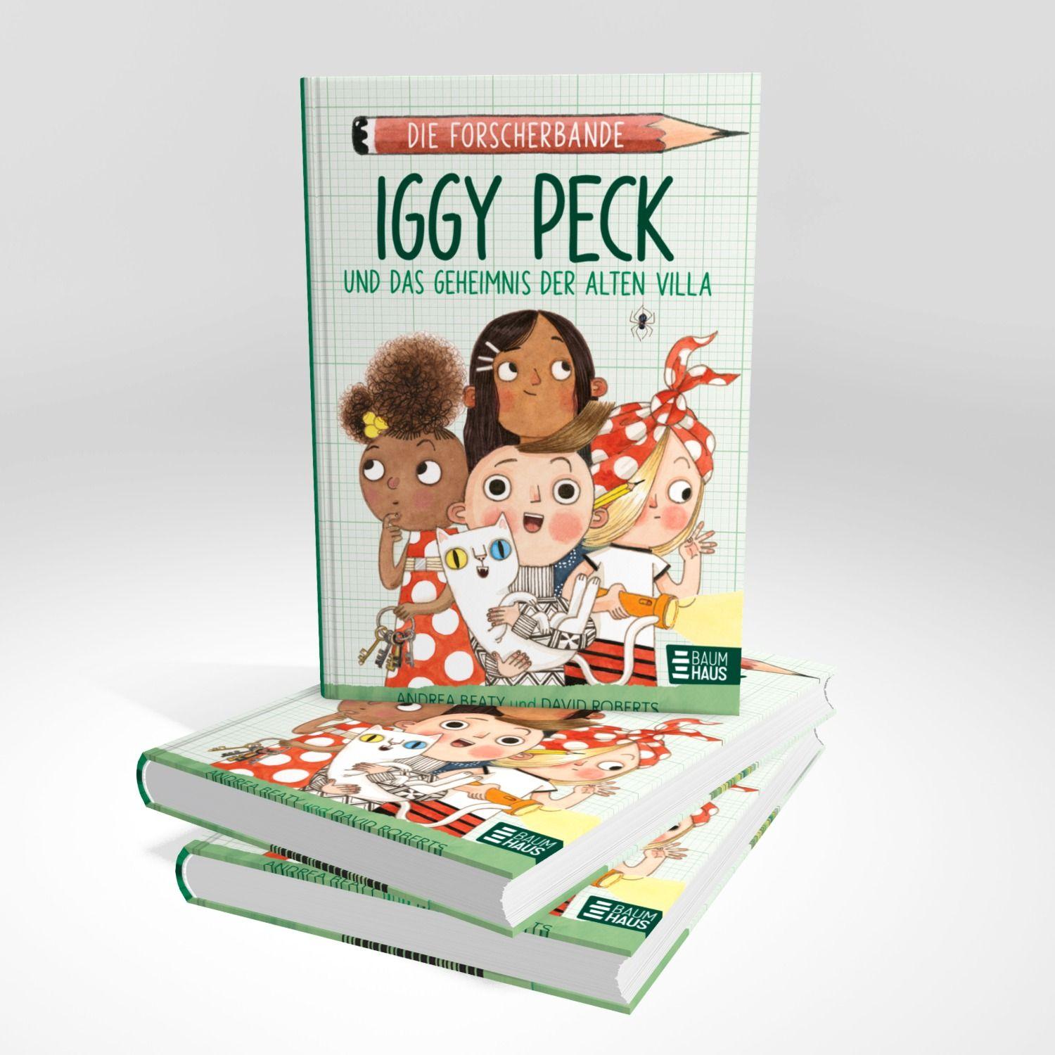 Beispielinhalt (Bild) Die Forscherbande: Iggy Peck und das Geheimnis der alten Villa