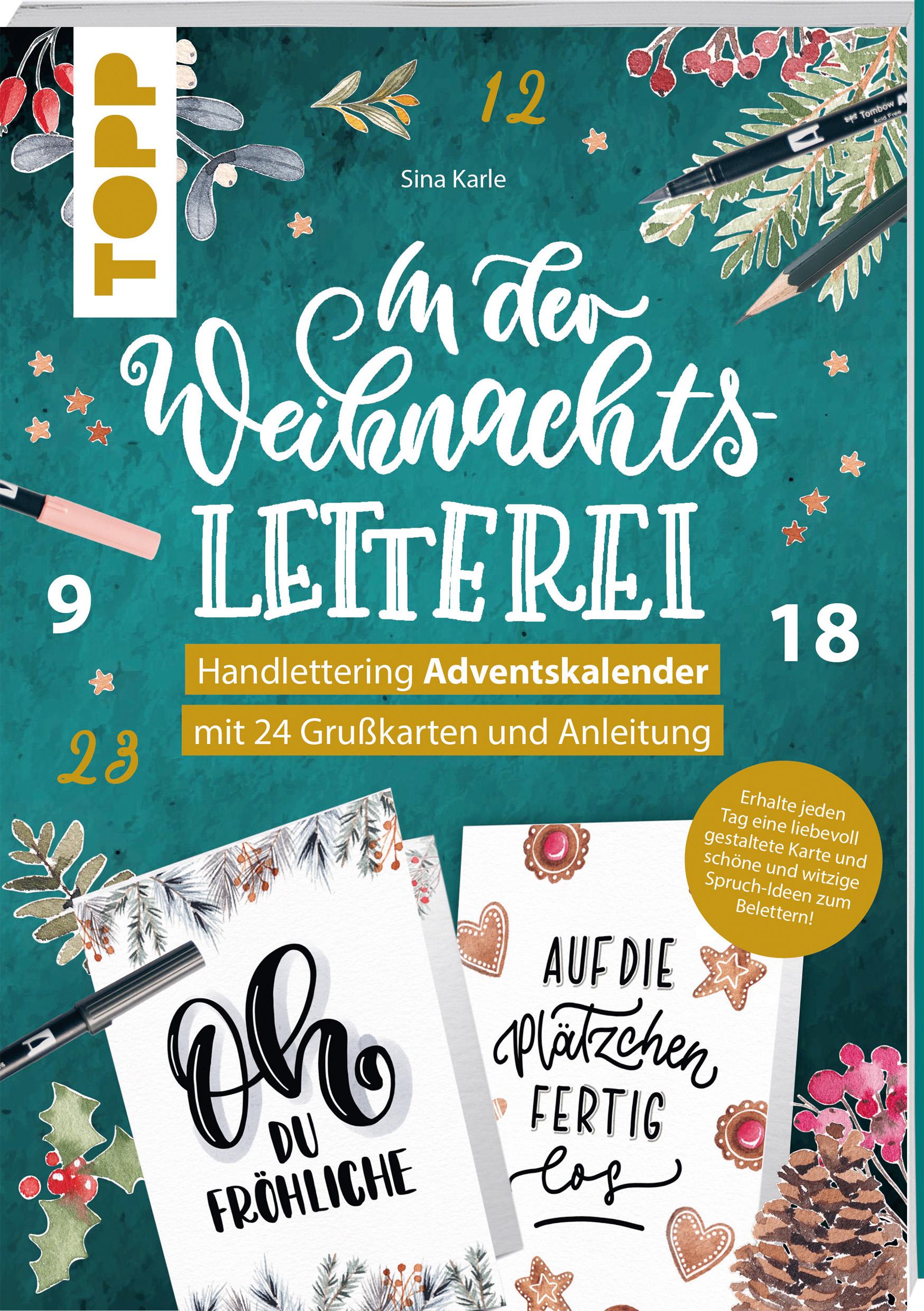 Vorderes Coverbild In der Weihnachtsletterei. Adventskalender