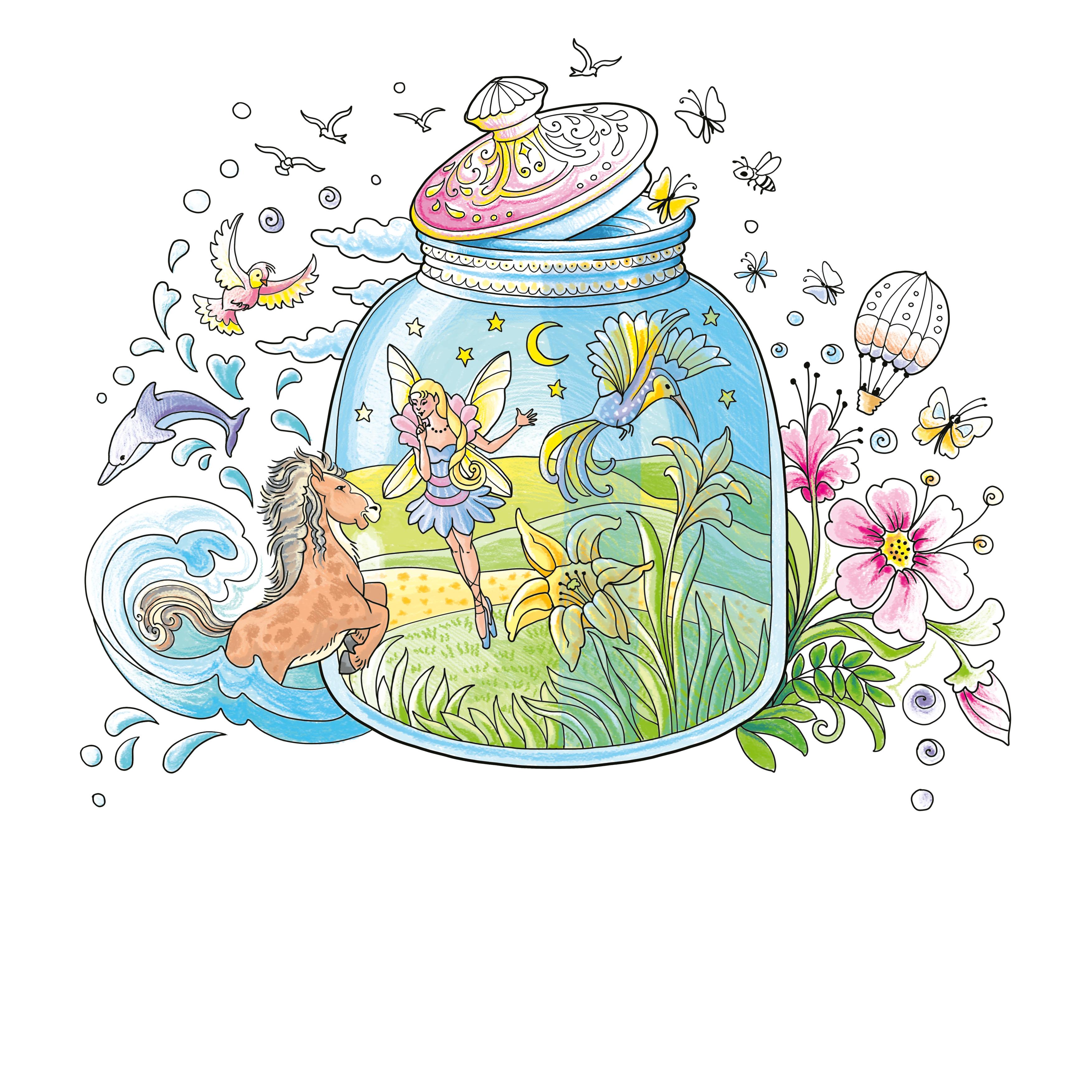 Beispielinhalt (Bild) Colorful World - Wundervolle Welten im Glas