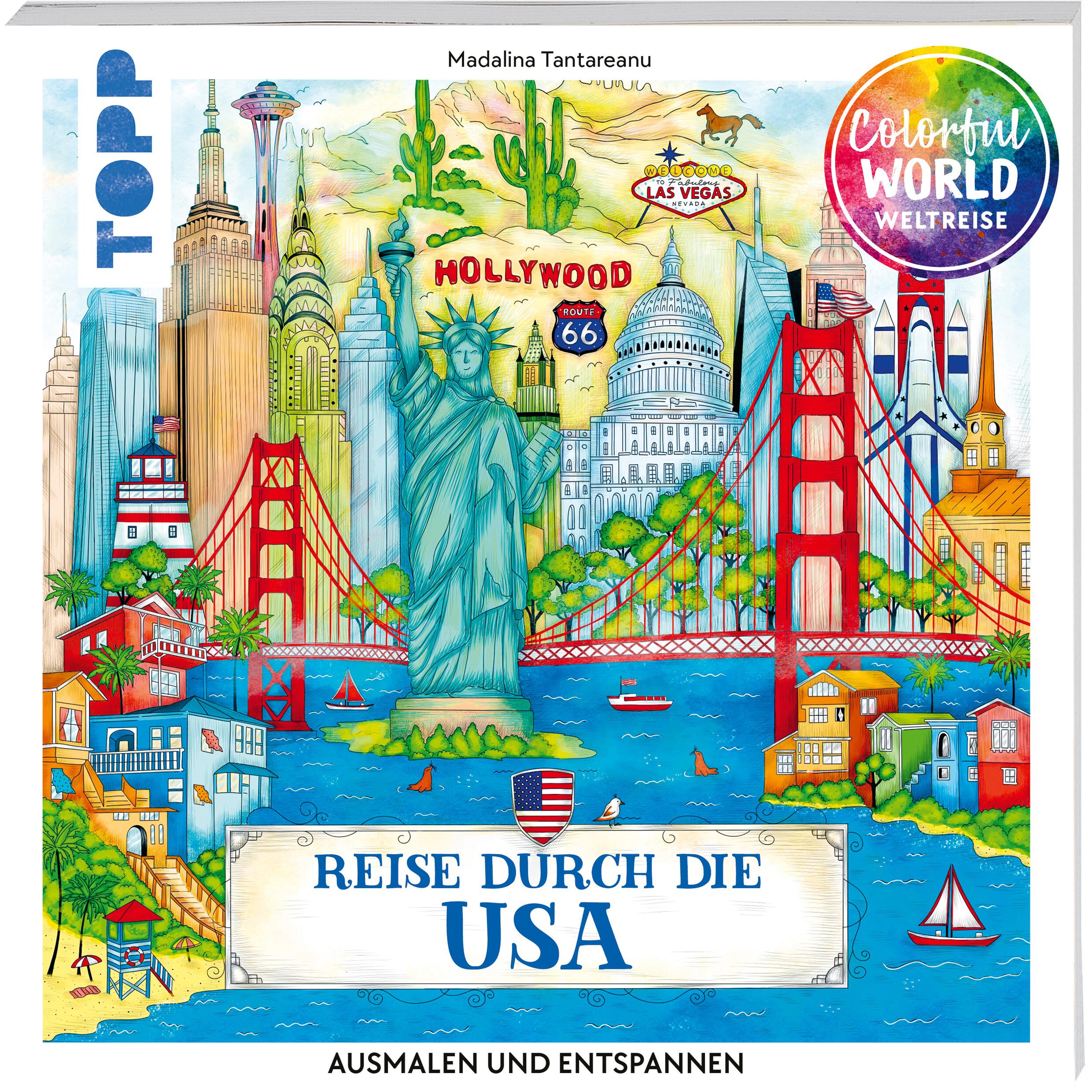 Vorderes Coverbild Colorful World Weltreise - Reise durch die USA