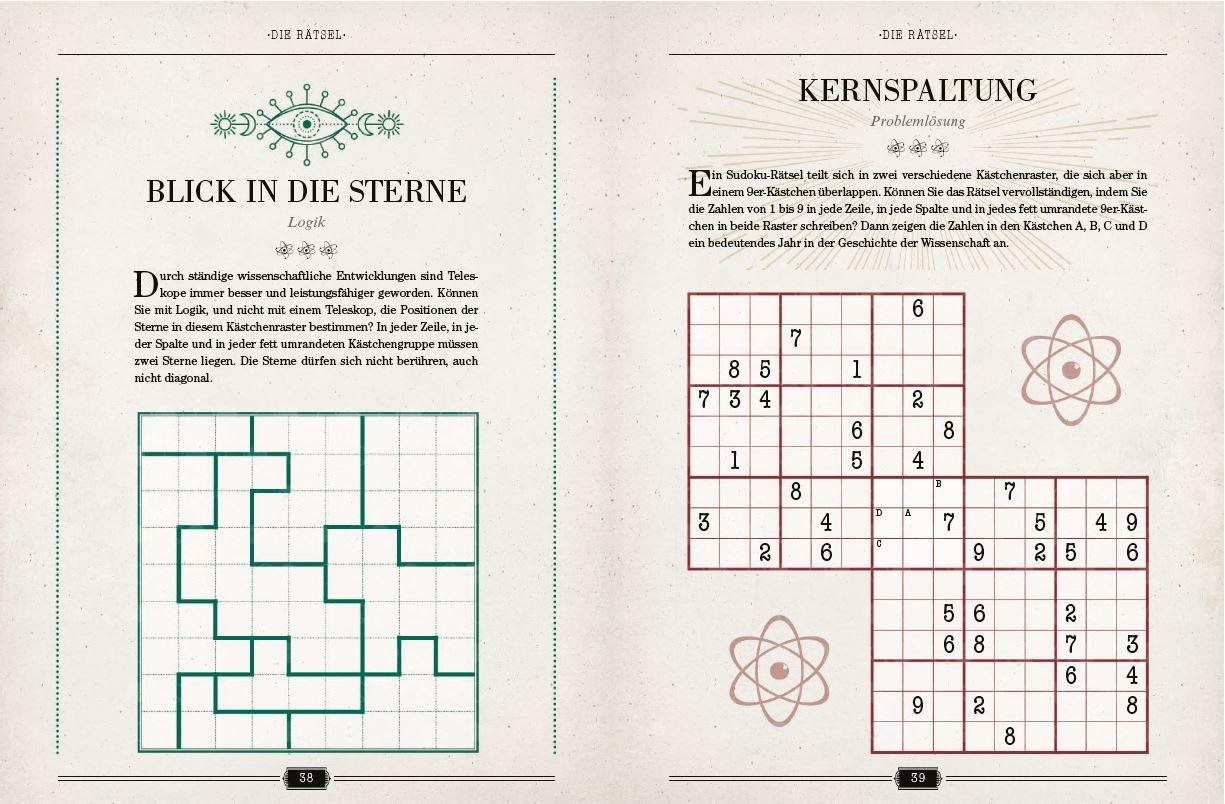 Beispielinhalt (Bild) Einsteins Rätselbuch - Logikrätsel für geniale Köpfe