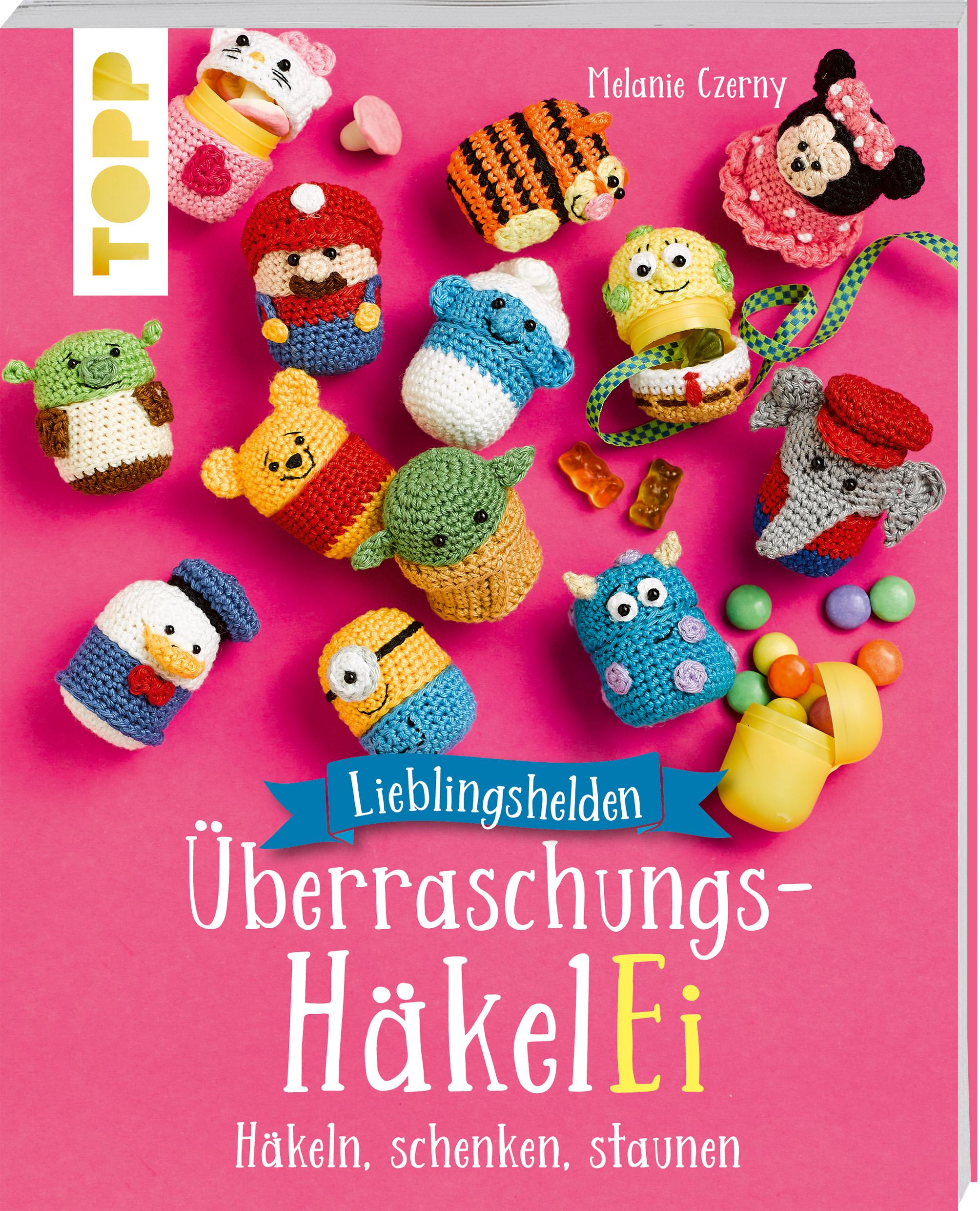 Vorderes Coverbild Lieblingshelden Überraschungs-HäkelEi