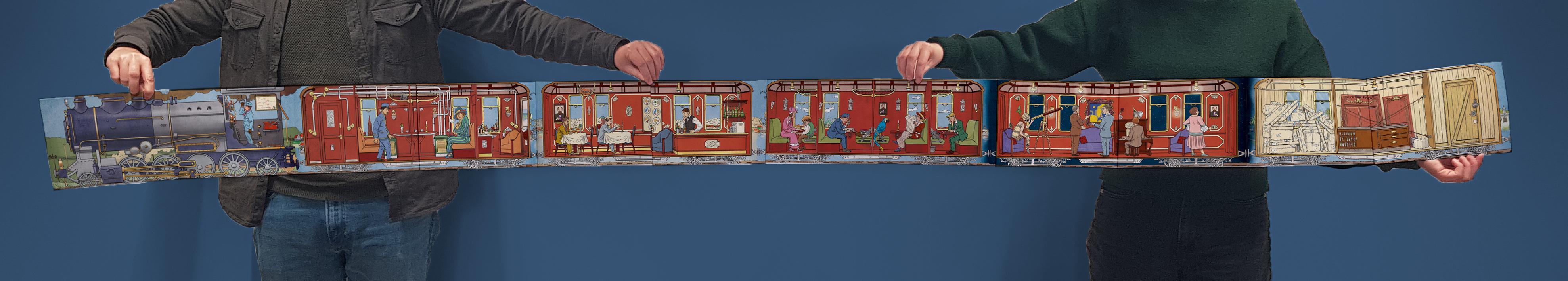 Beispielinhalt (Bild) Jagd durch den Orient-Express - Rätsel-Adventskalender