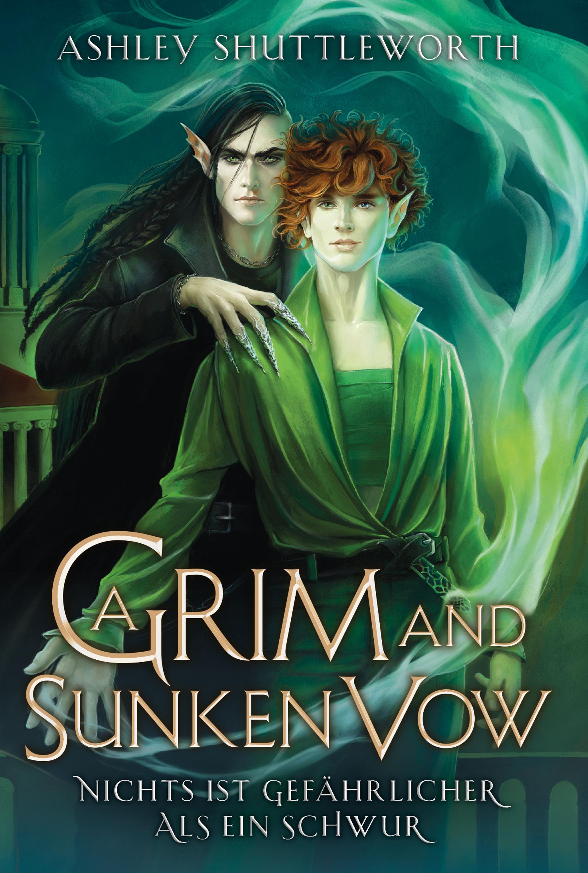 Vorderes Coverbild A Grim and Sunken Vow - Nichts ist gefährlicher als ein Schwur (Hollow Star Saga 3) (Erstauflage mit Farbschnitt)