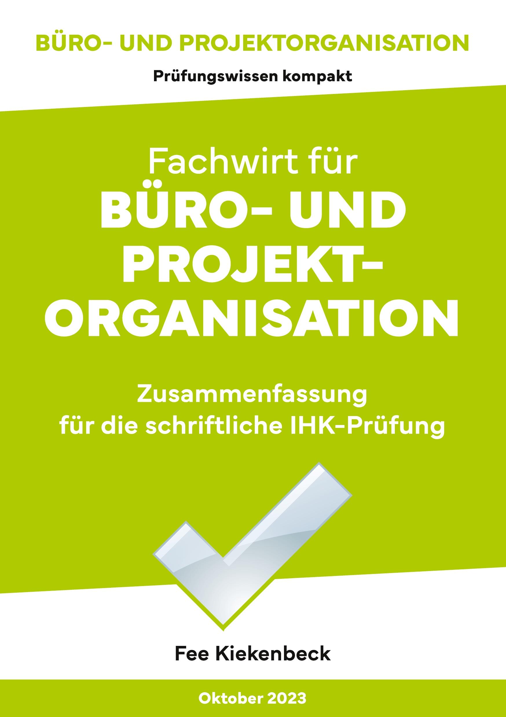 Vorderes Coverbild Büro- und Projektorganisation