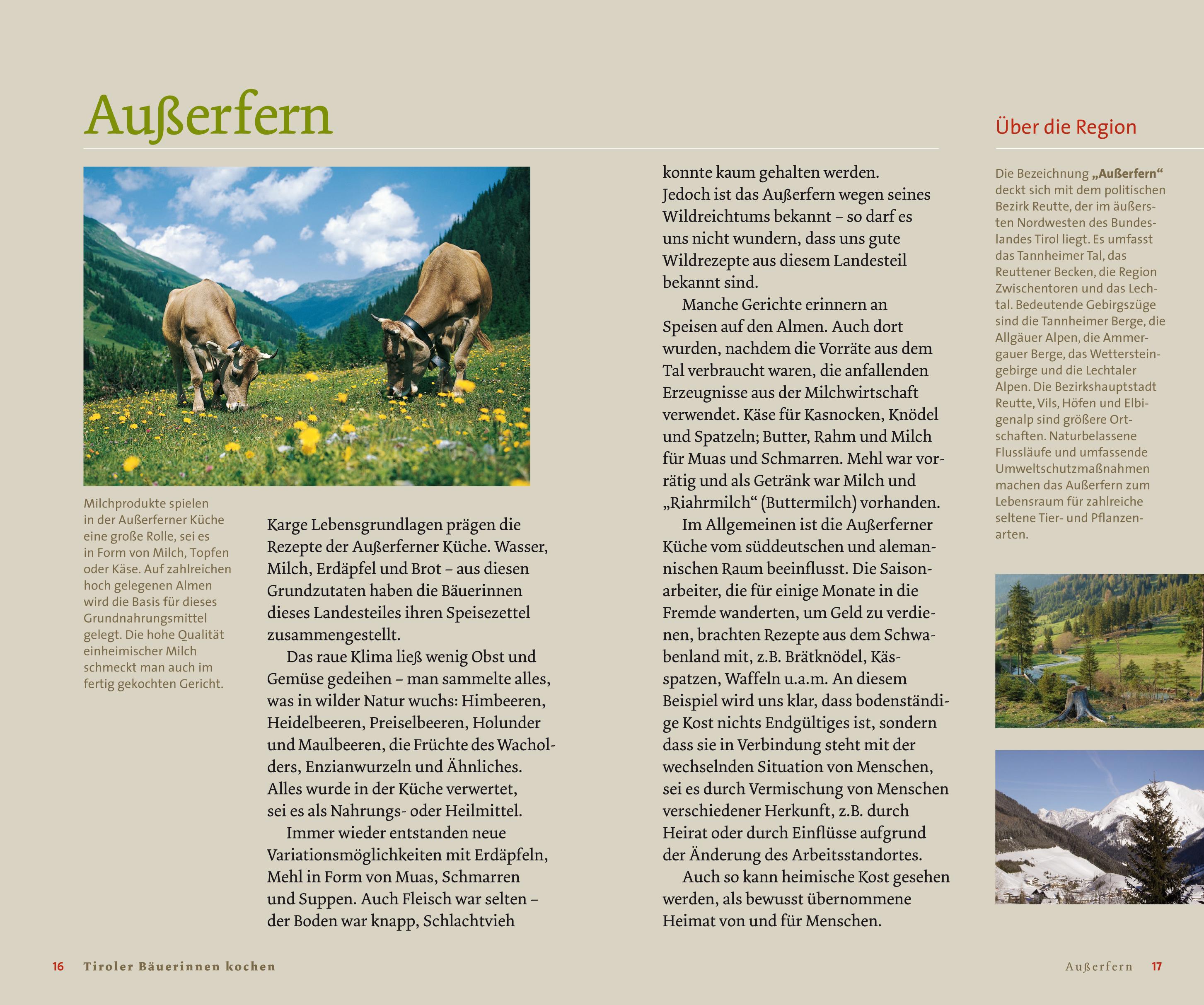 Beispielinhalt (Bild) Tiroler Bäuerinnen kochen
