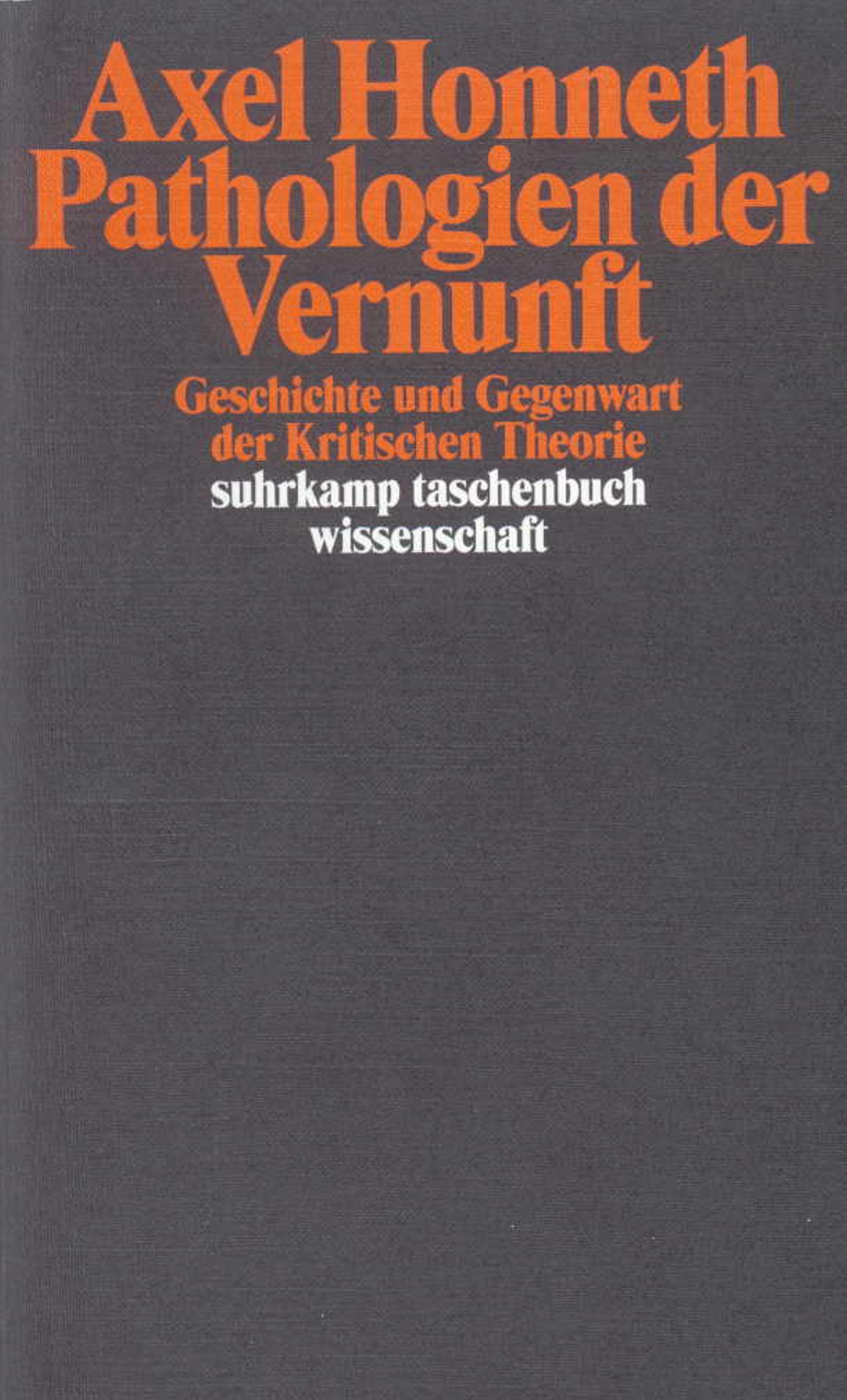 Vorderes Coverbild Pathologie der Vernunft