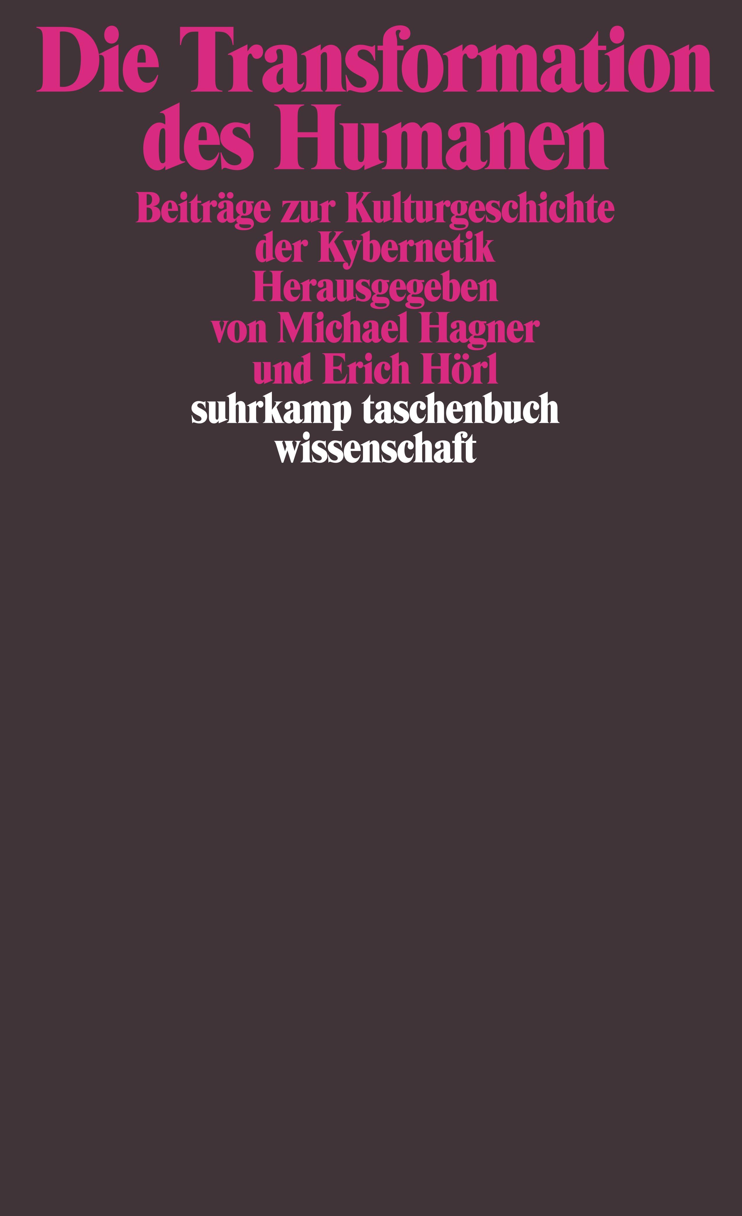 Vorderes Coverbild Die Transformation des Humanen