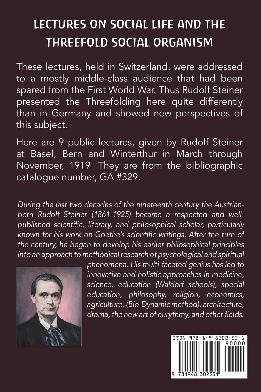 Rückseitencover The Liberation of the Human Being as the Basis for Social Reorganisation