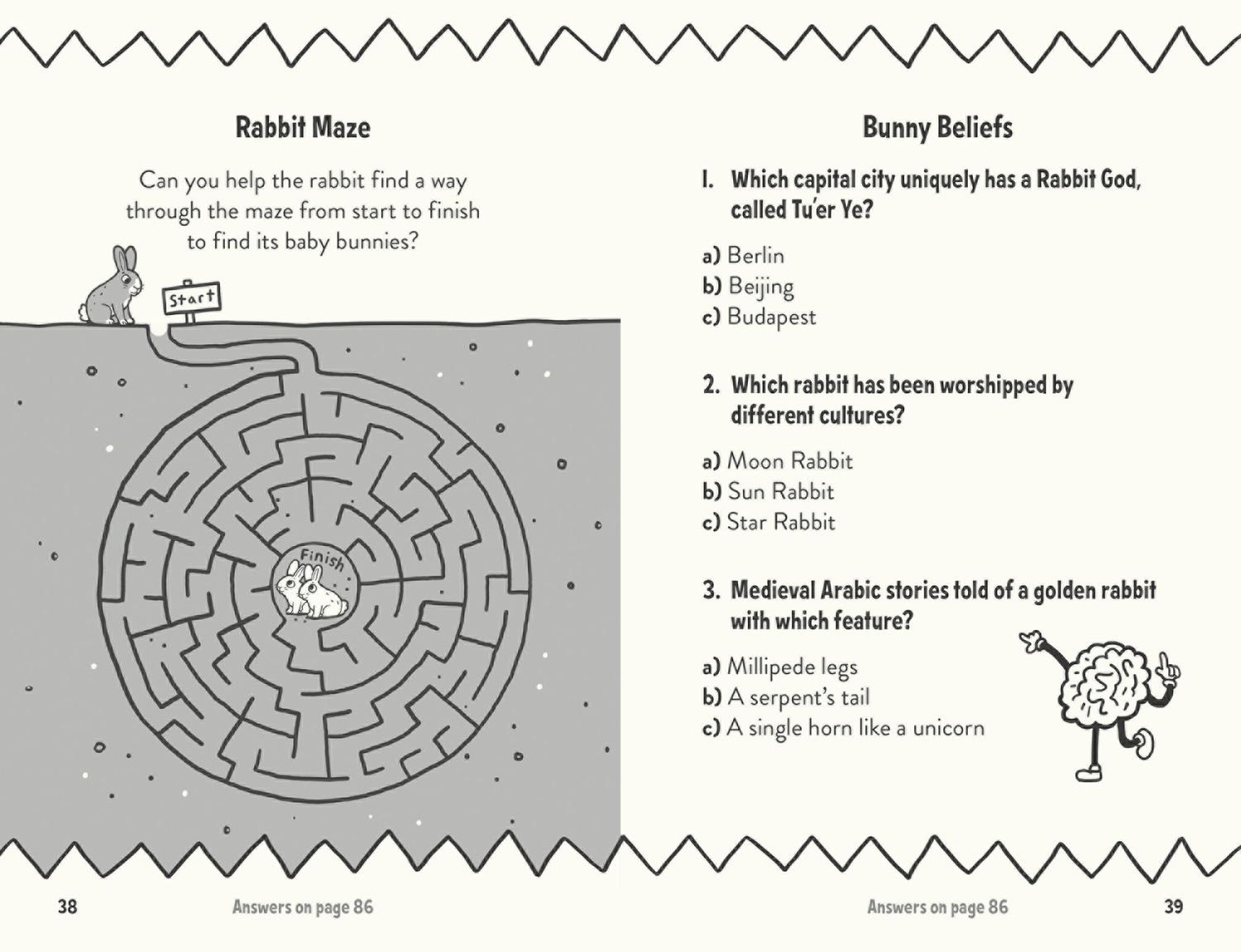 Beispielinhalt (Bild) Amazing Easter Puzzles and Quizzes