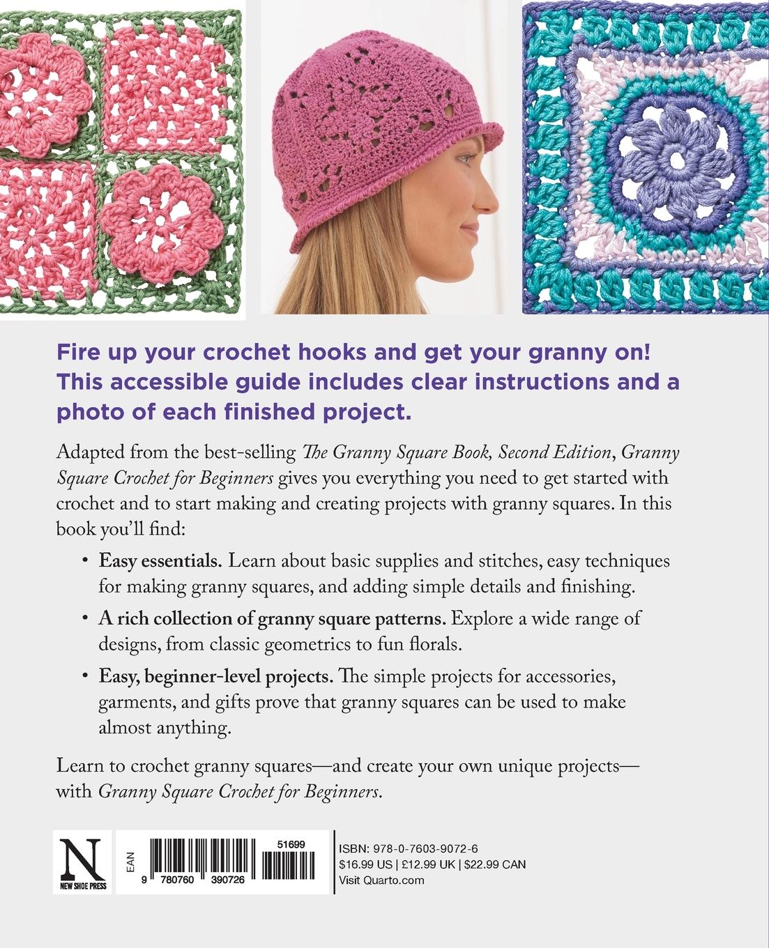 Rückseitencover Granny Square Crochet for Beginners