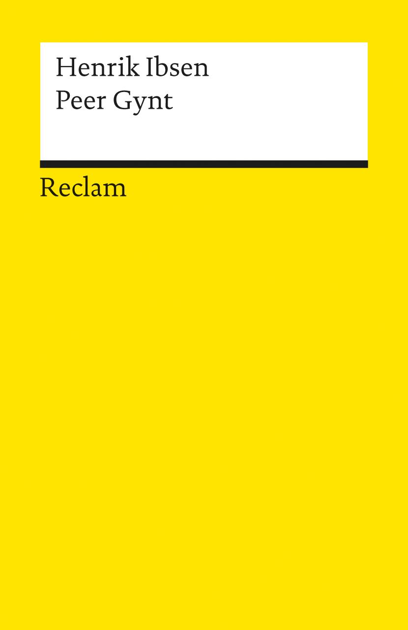 Vorderes Coverbild Peer Gynt. Ein dramatisches Gedicht