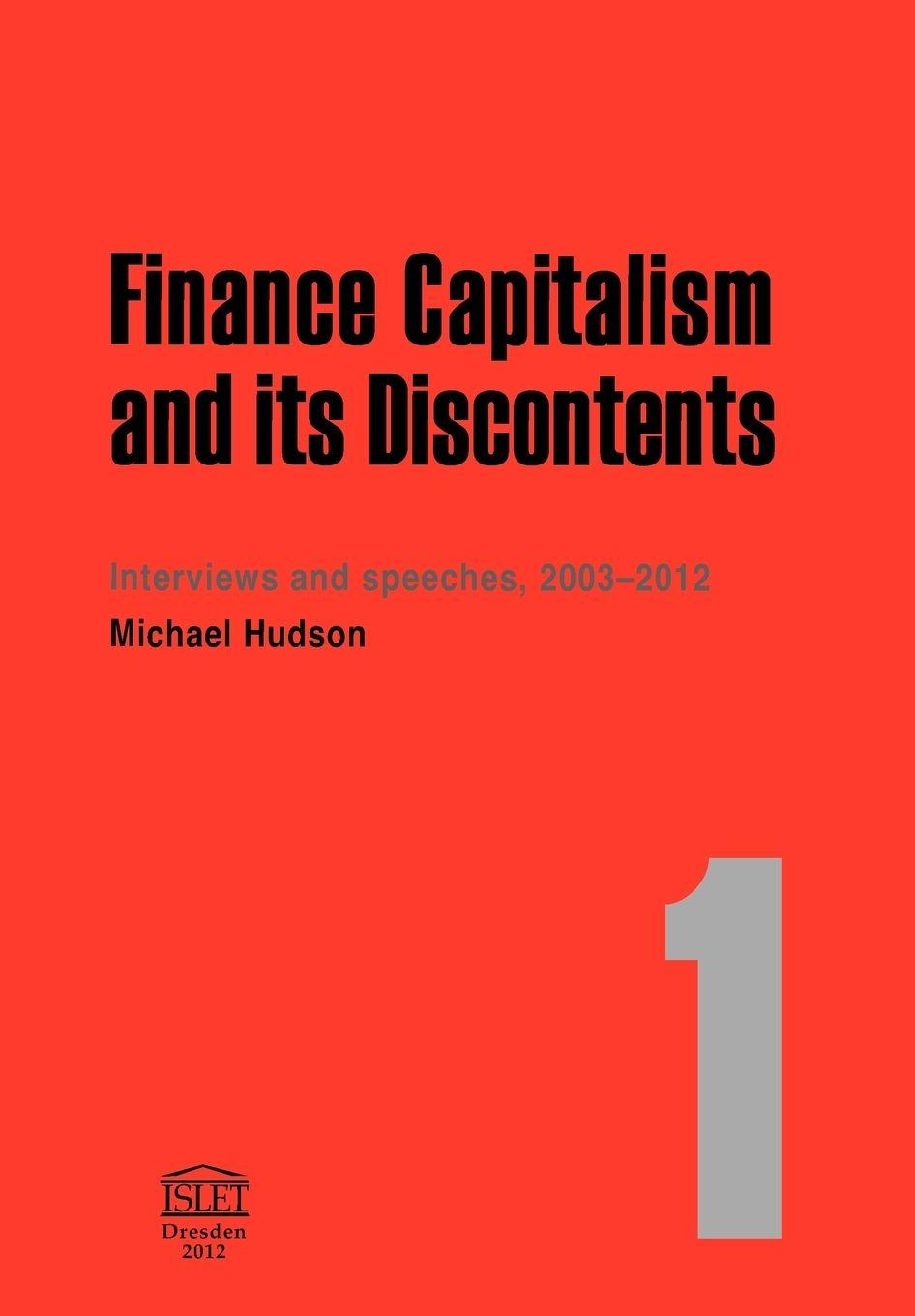 Vorderes Coverbild FINANCE CAPITALISM AND ITS DISCONTENTS