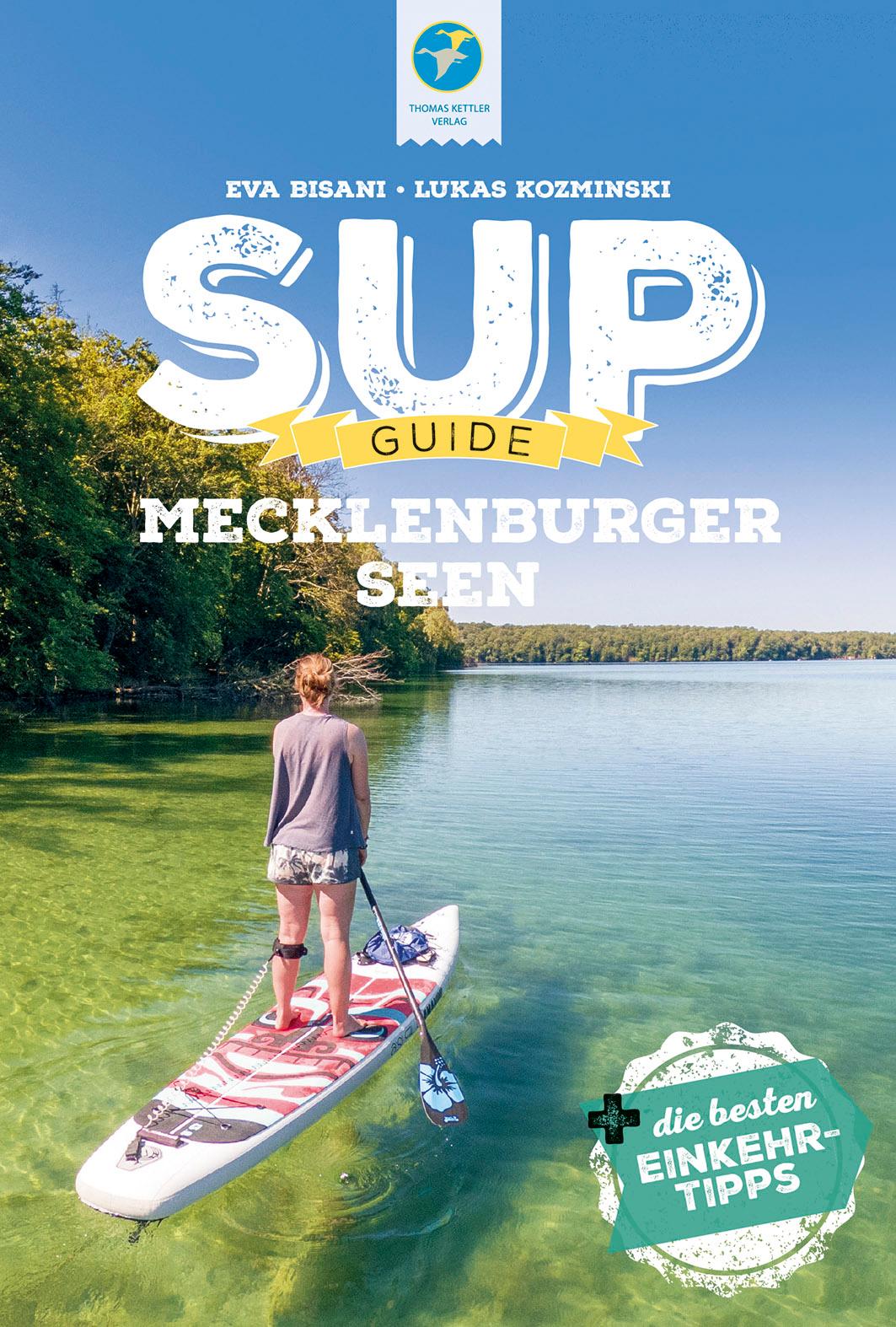 Vorderes Coverbild SUP-Guide Mecklenburger Seen
