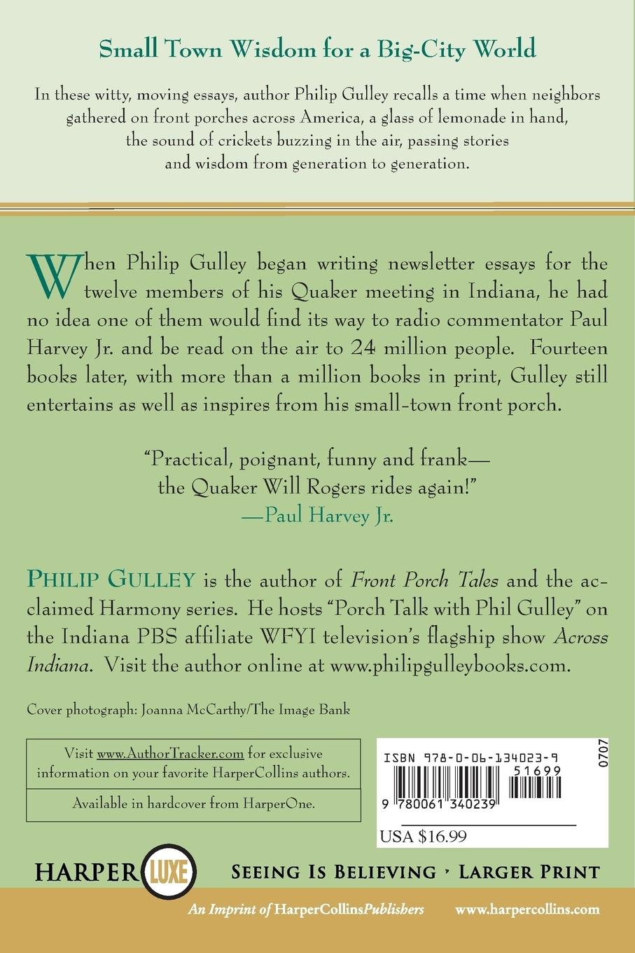 Rückseitencover Porch Talk