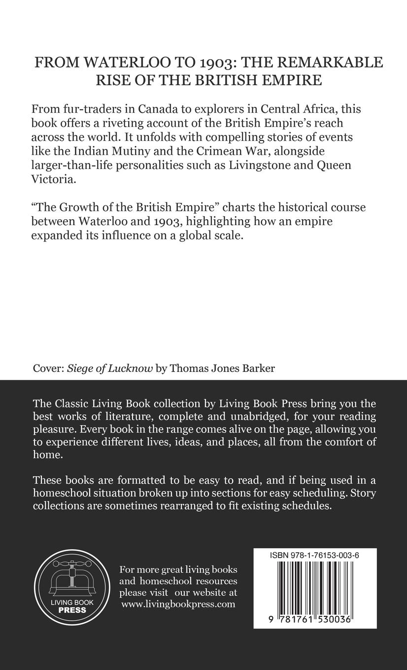 Rückseitencover The Growth of the British Empire