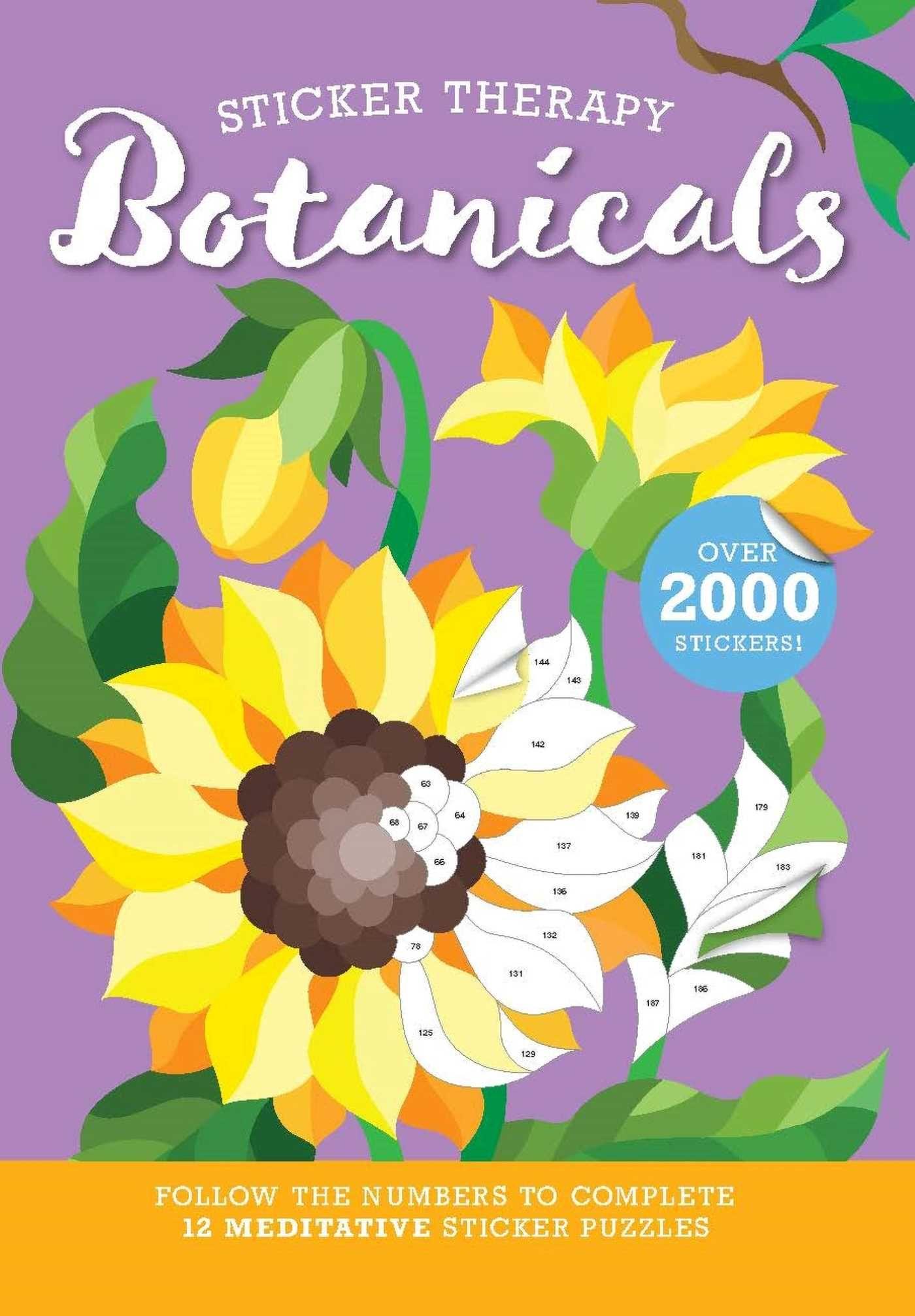 Vorderes Coverbild Sticker Therapy: Botanicals