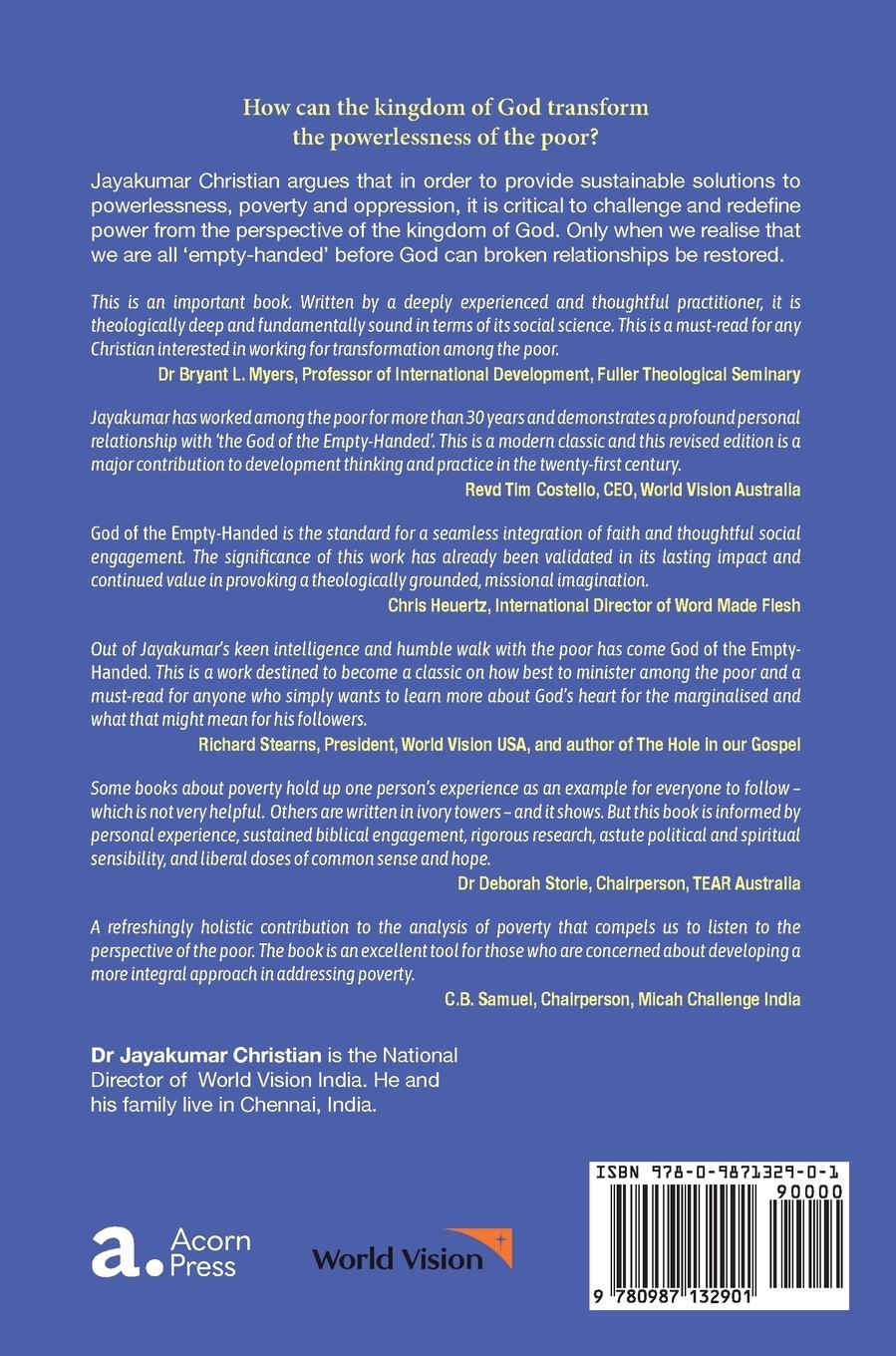 Rückseitencover God of the Empty-Handed