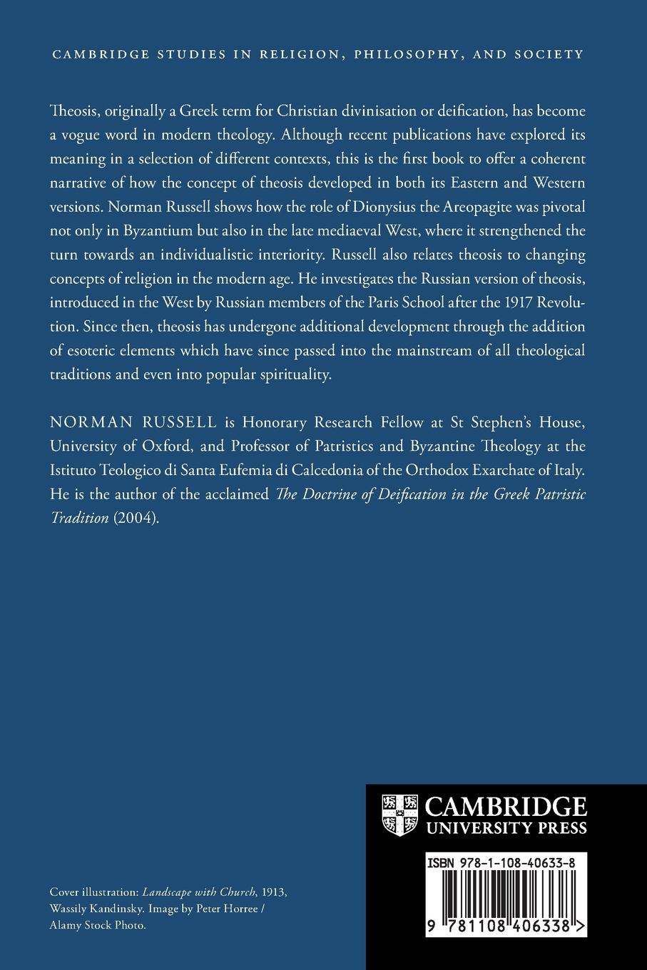 Rückseitencover Theosis and Religion